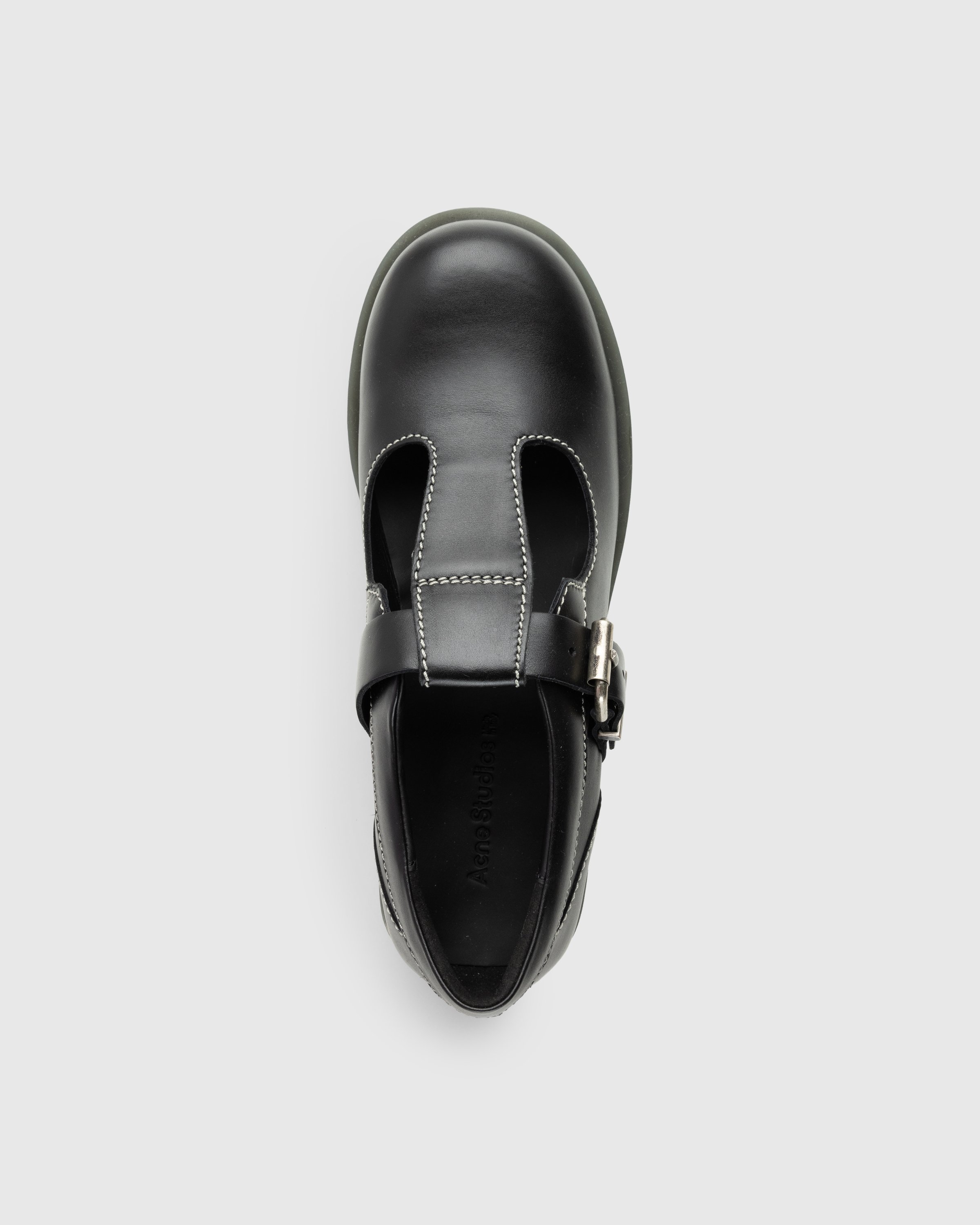 Acne Studios - Berylab Leather Buckle Shoes Black - Footwear - Black - Image 5
