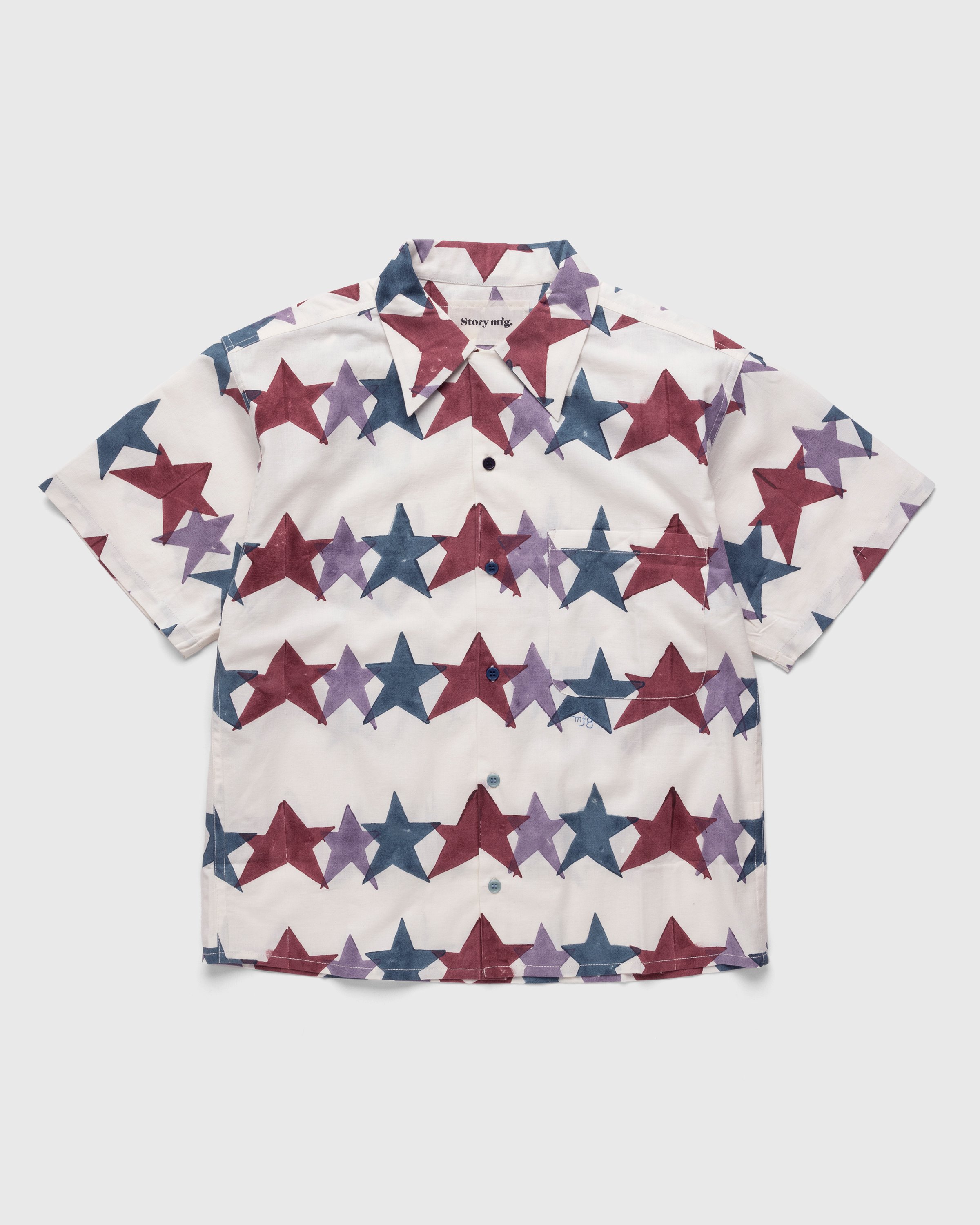 Story mfg. - Shore Shirt Star Block Print Multi - Clothing - Multi - Image 1