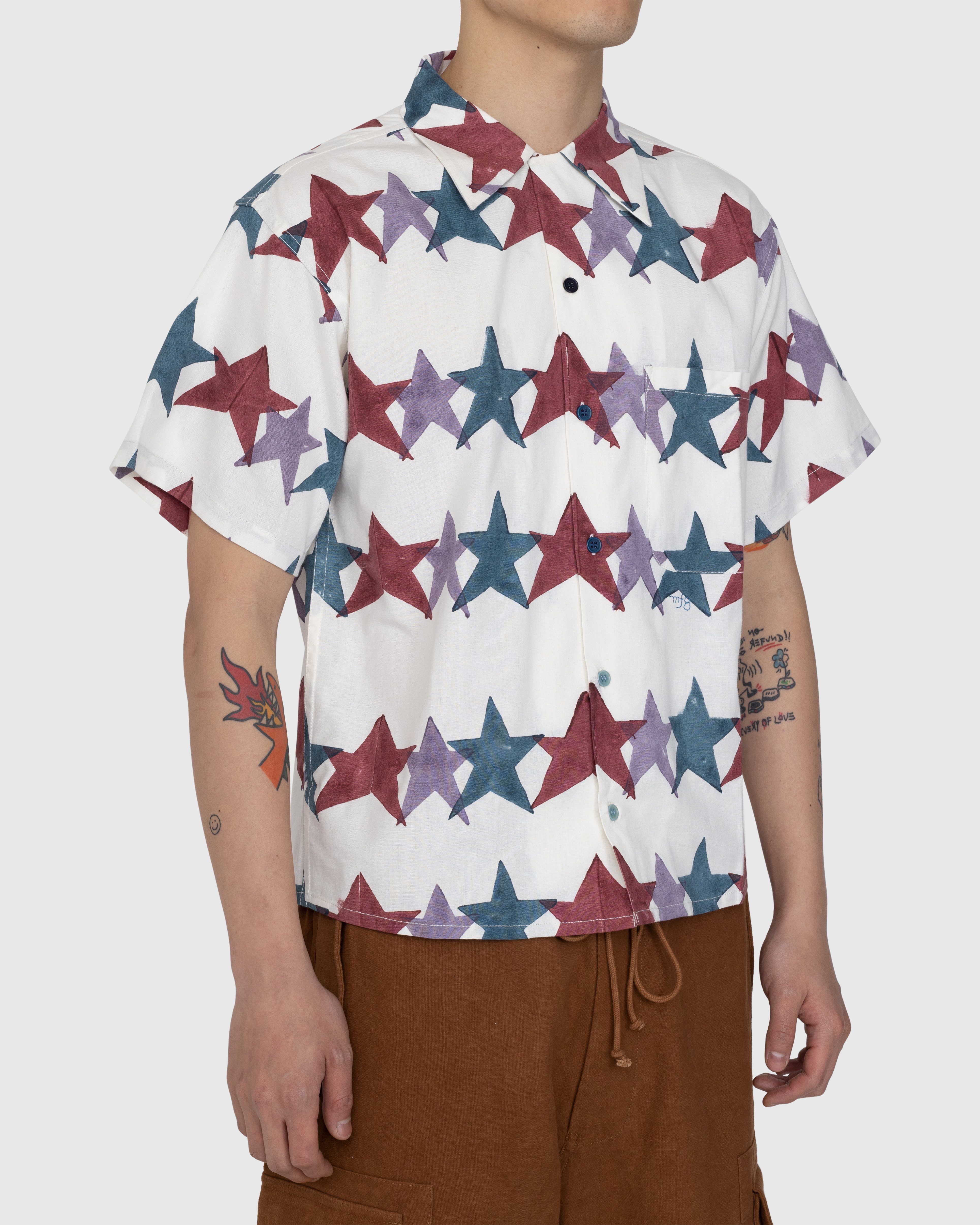 Story mfg. - Shore Shirt Star Block Print Multi - Clothing - Multi - Image 3