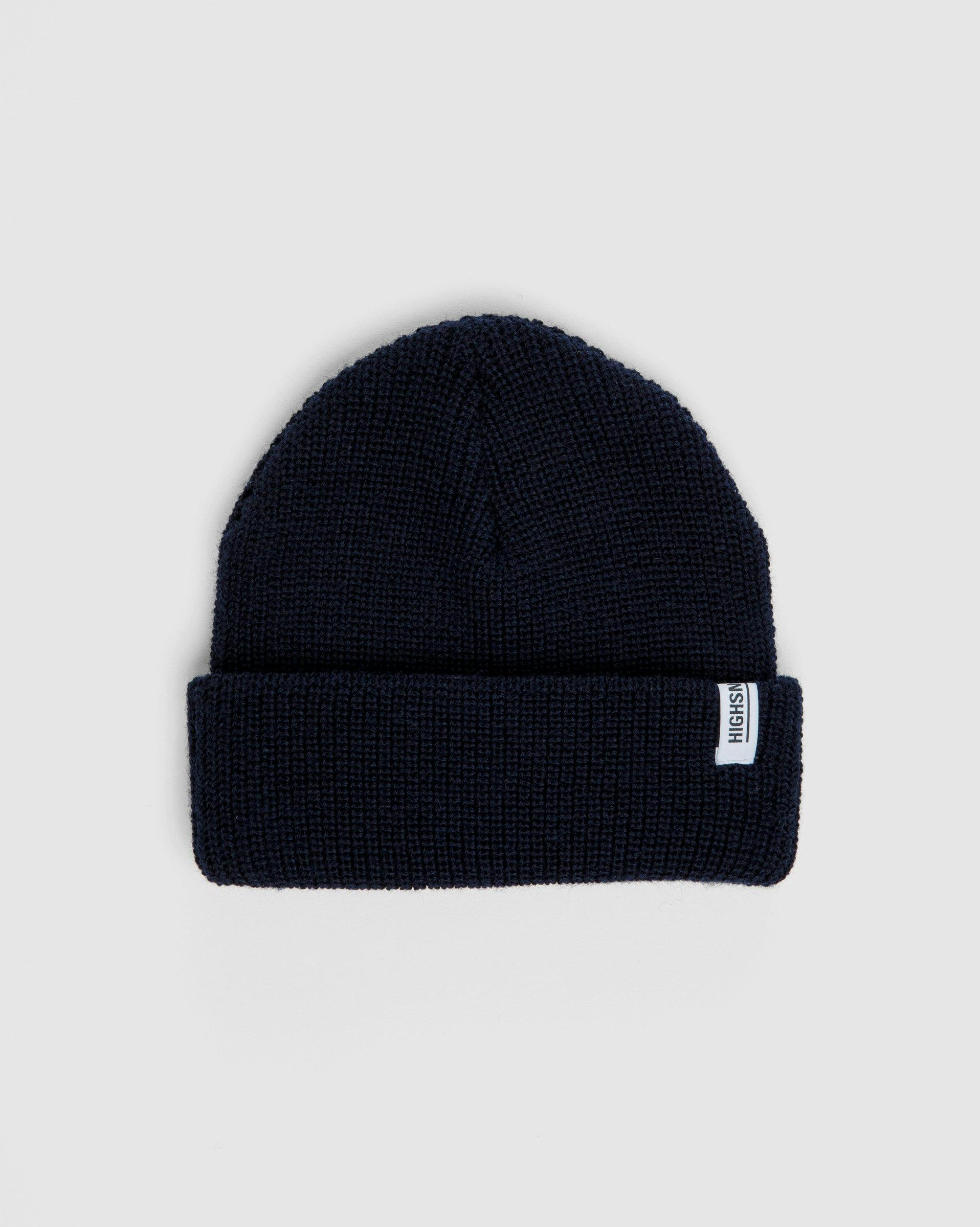 Highsnobiety - Staples Beanie Navy - Accessories - Blue - Image 1