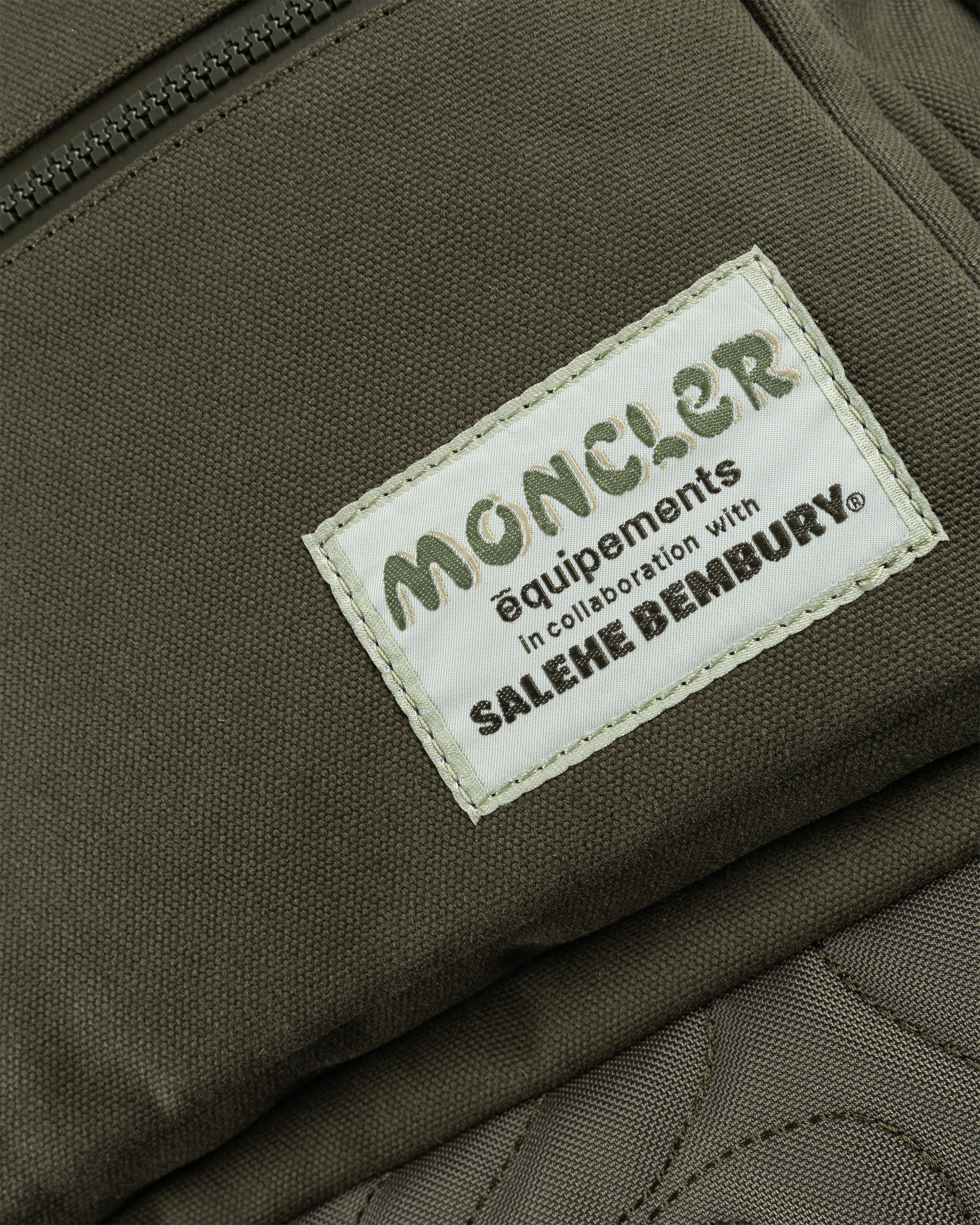 Moncler x Salehe Bembury - Canvas Backpack Green - Accessories - Green - Image 5