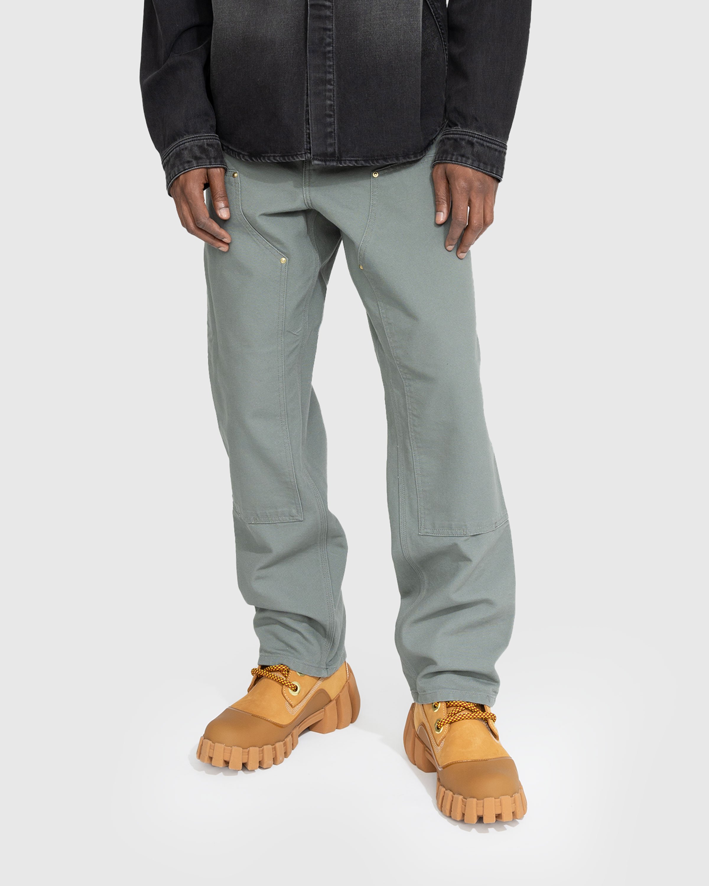 Carhartt WIP - Double Knee Pant Green - Clothing - Green - Image 2