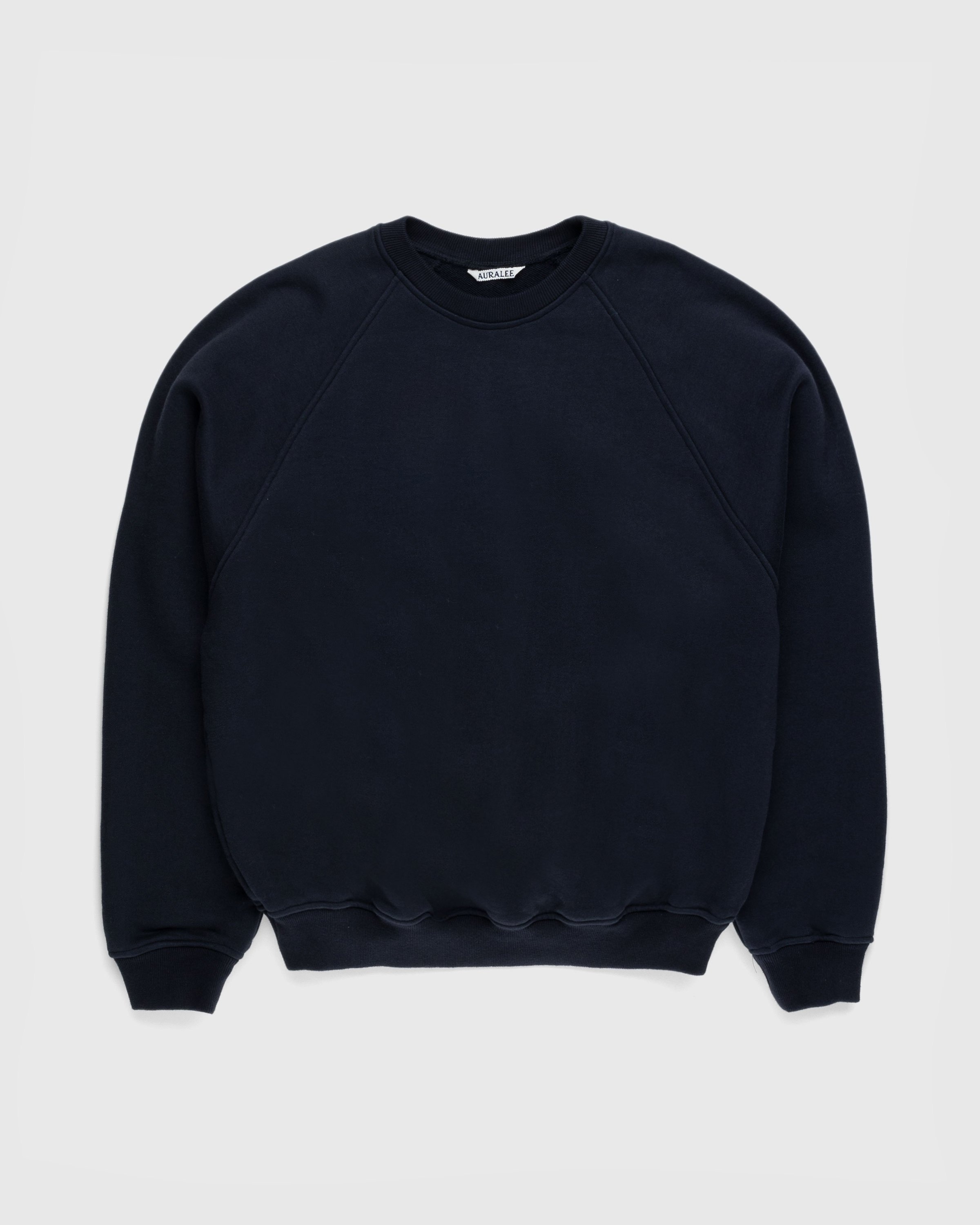 Auralee - Smooth Soft Sweat Pullover Black - Clothing - Black - Image 1