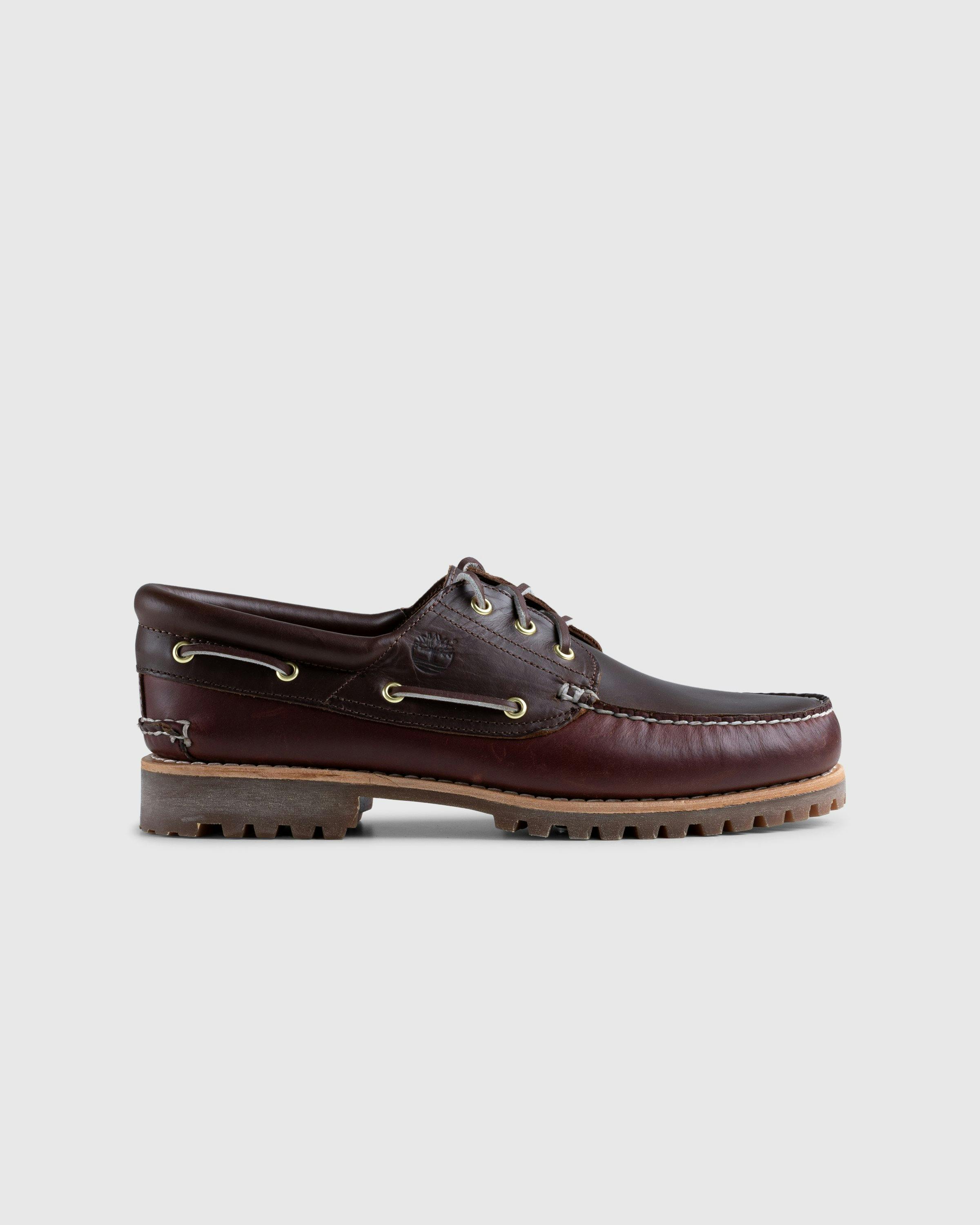 Timberland - Authentics 3 Eye Classic Lug Burgandy - Footwear - Red - Image 1