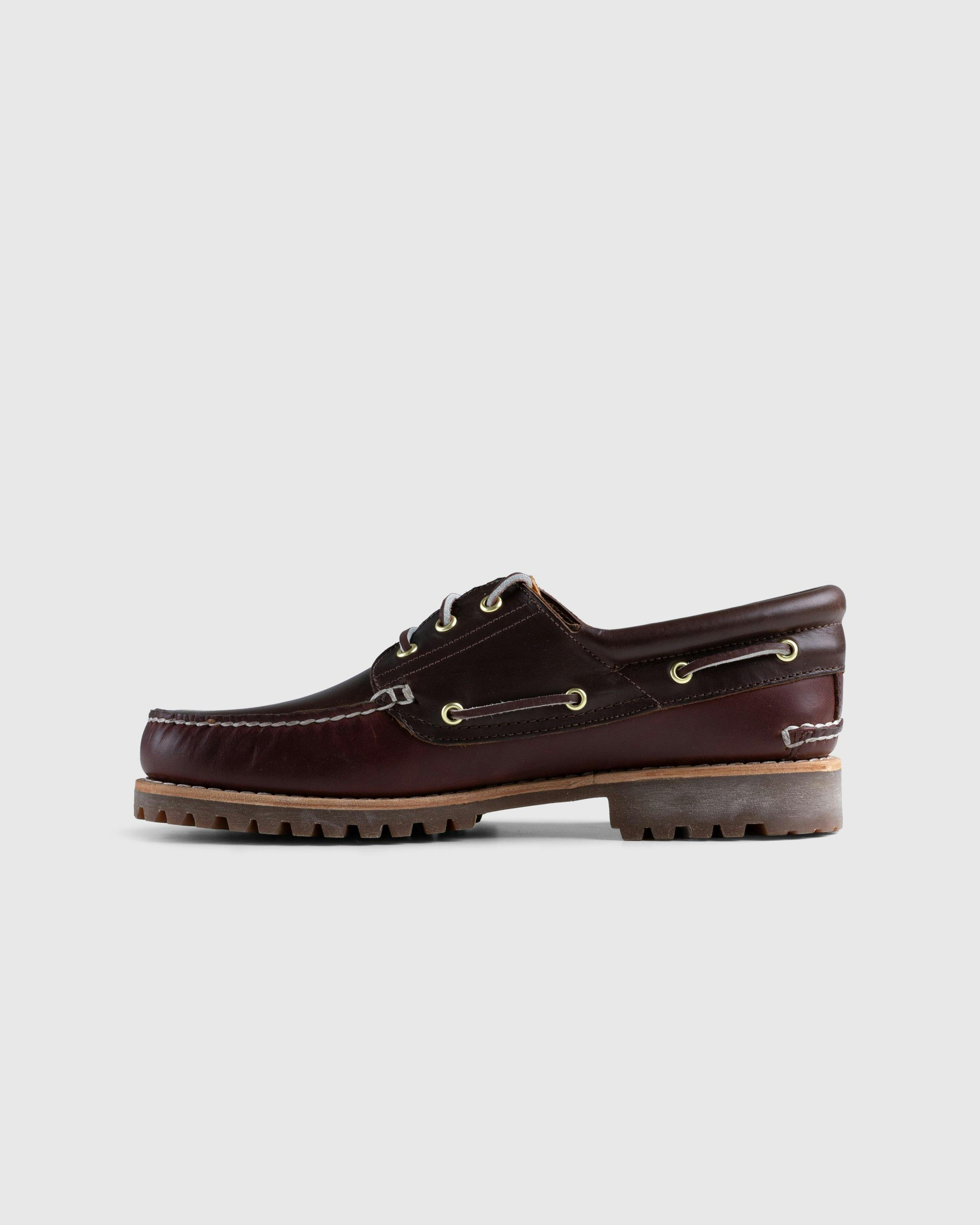 Timberland - Authentics 3 Eye Classic Lug Burgandy - Footwear - Red - Image 2