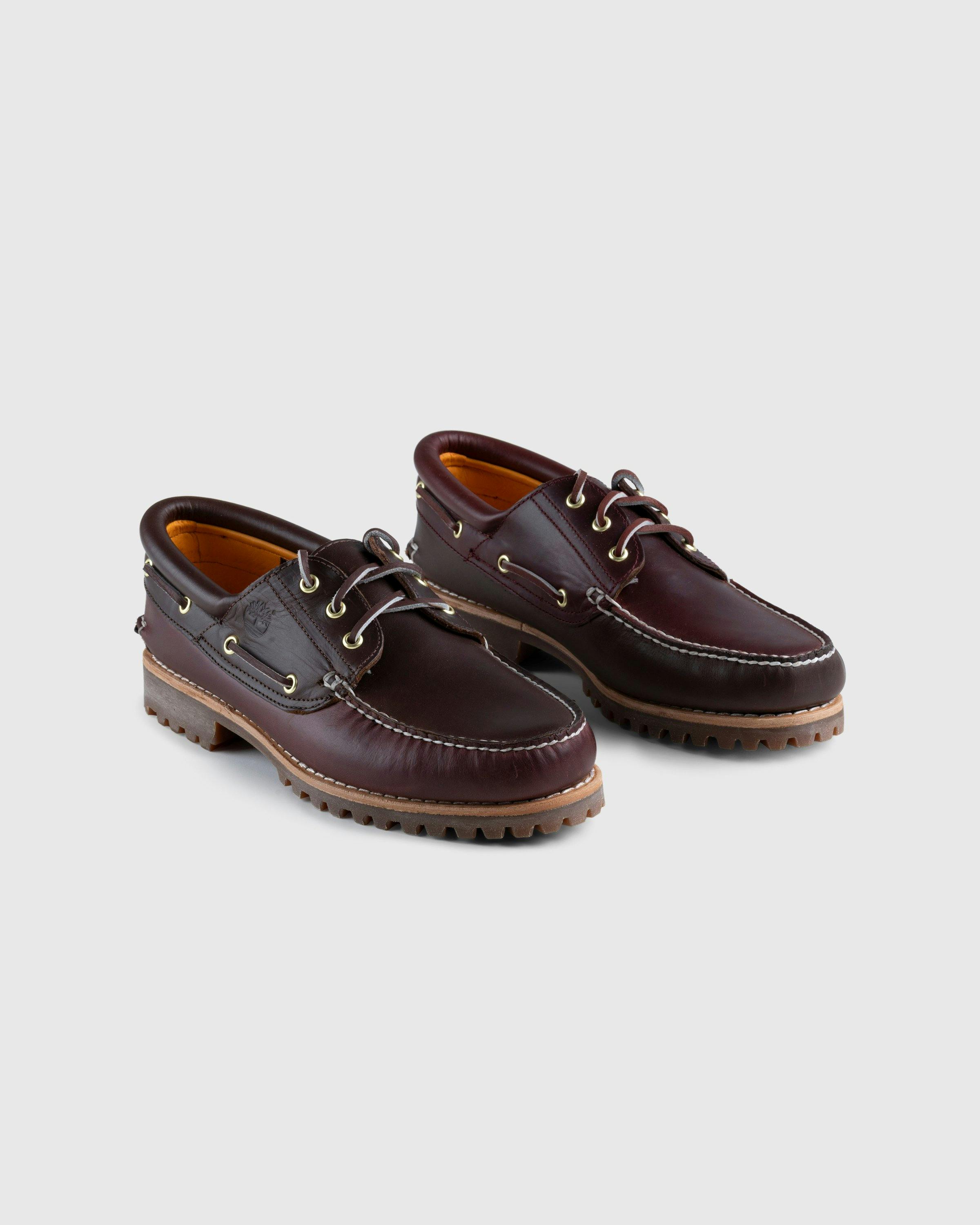 Timberland - Authentics 3 Eye Classic Lug Burgandy - Footwear - Red - Image 3