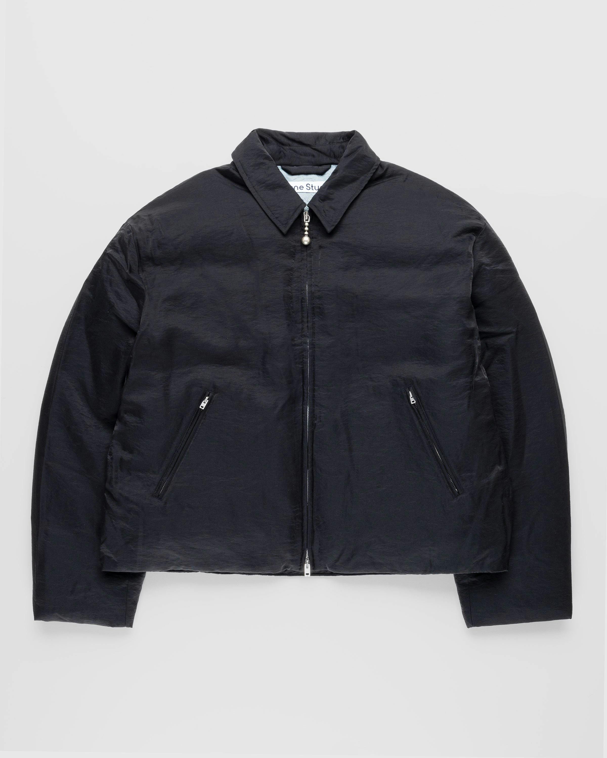 Acne Studios - Puffer Down Jacket Stone Black - Clothing - Black - Image 1