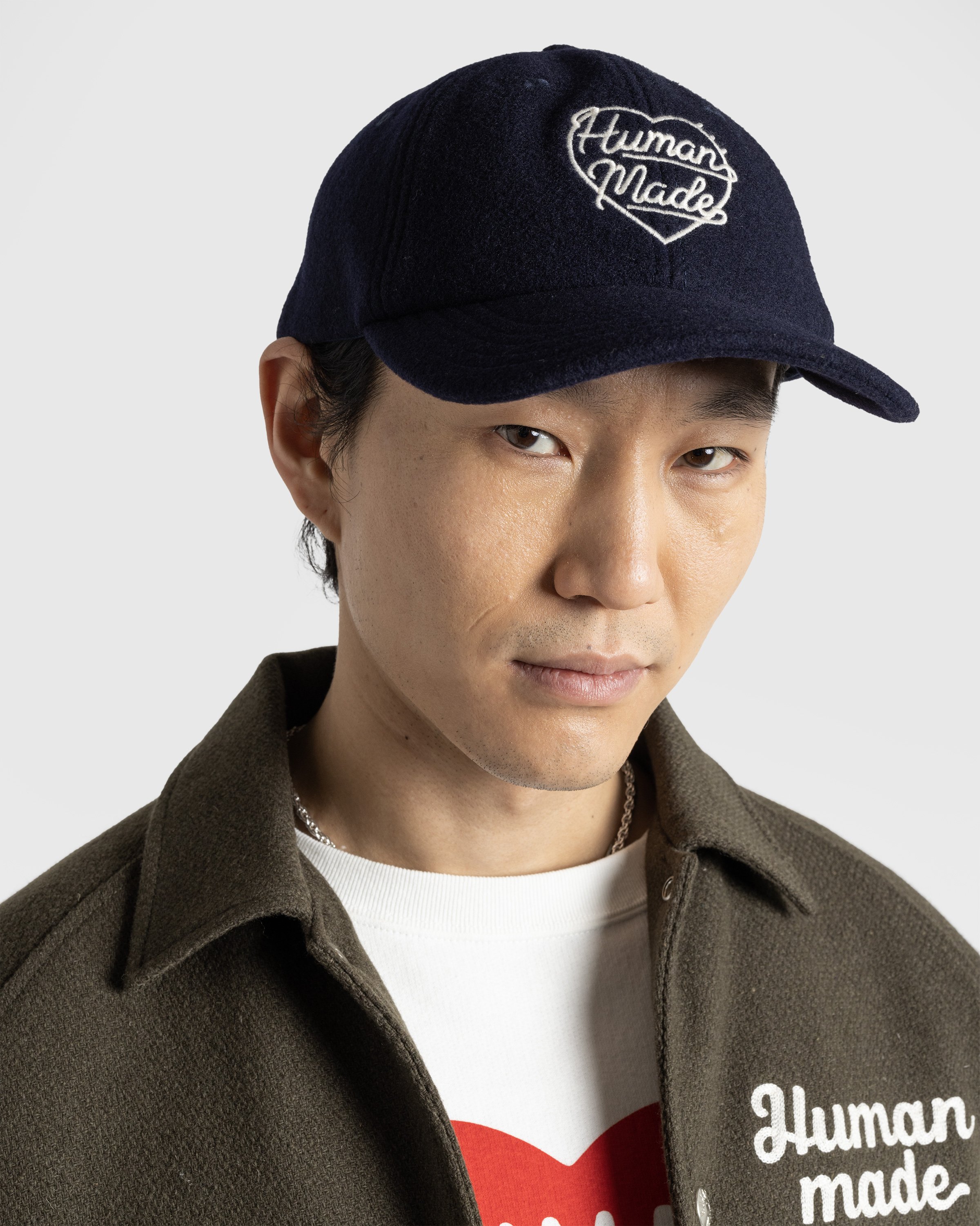 Human Made - 6 PANEL WOOL CAP Navy - Accessories - Blue - Image 4