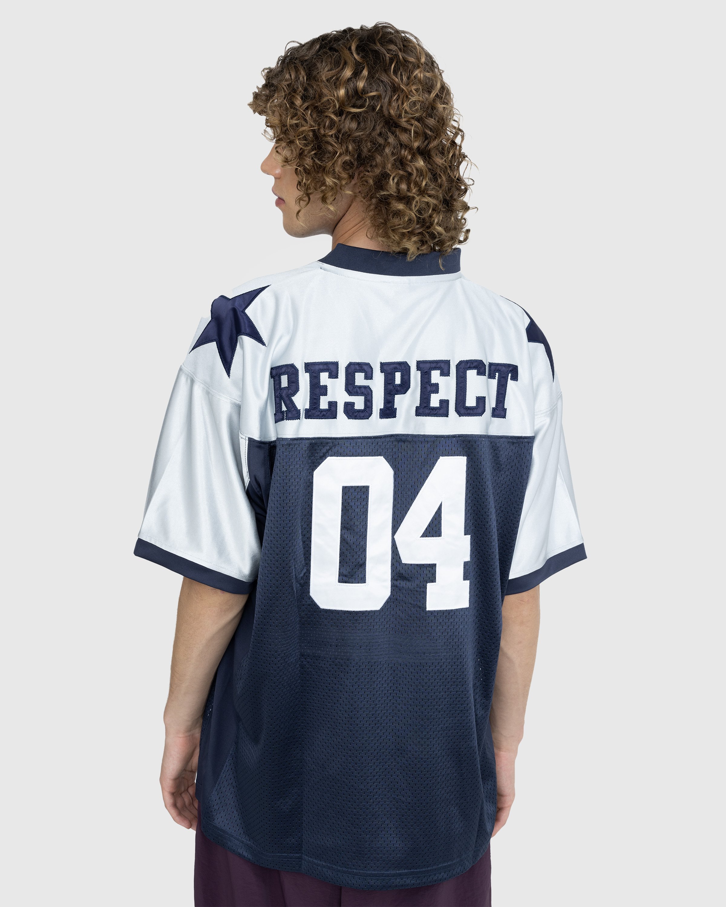 Patta - Respect Football Jersey Blue Nights/Pearl Blue - Clothing - Blue - Image 3