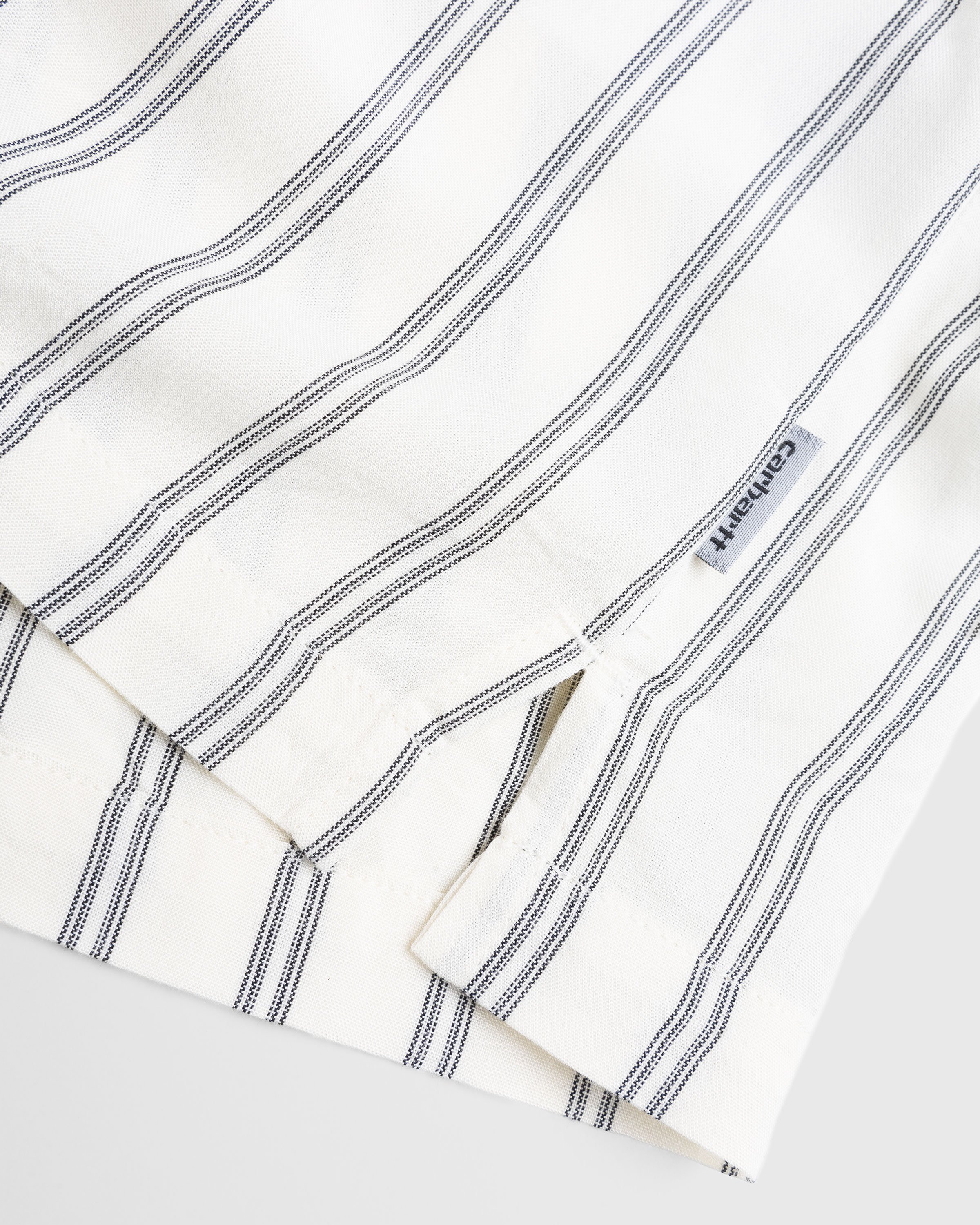 Carhartt WIP - Reyes Stripe Shirt Wax - Clothing - Beige - Image 5