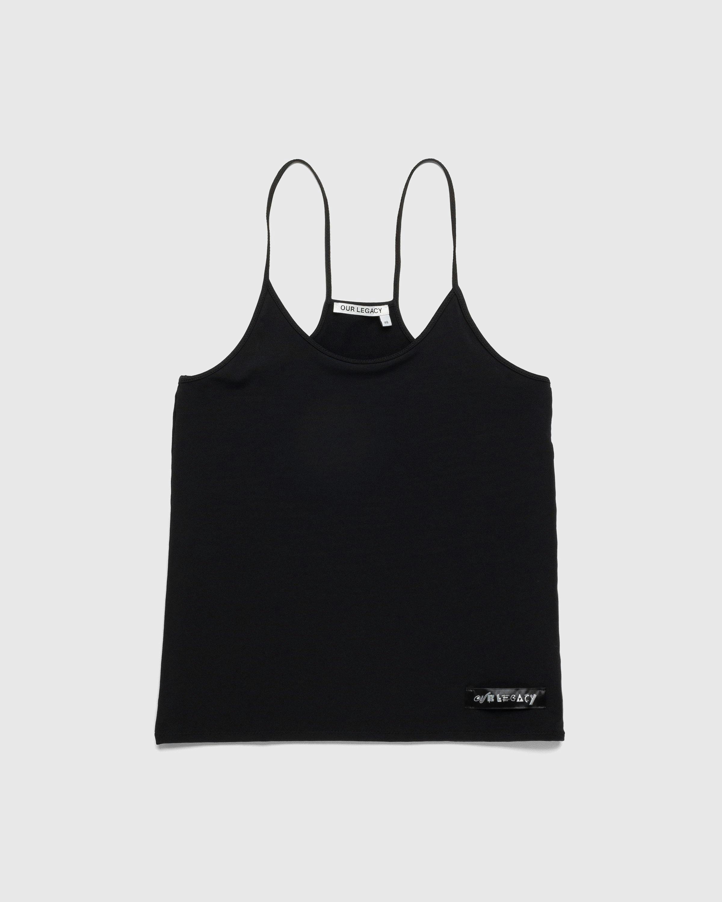 Our Legacy - Slender Tank Black - Clothing - Black - Image 1