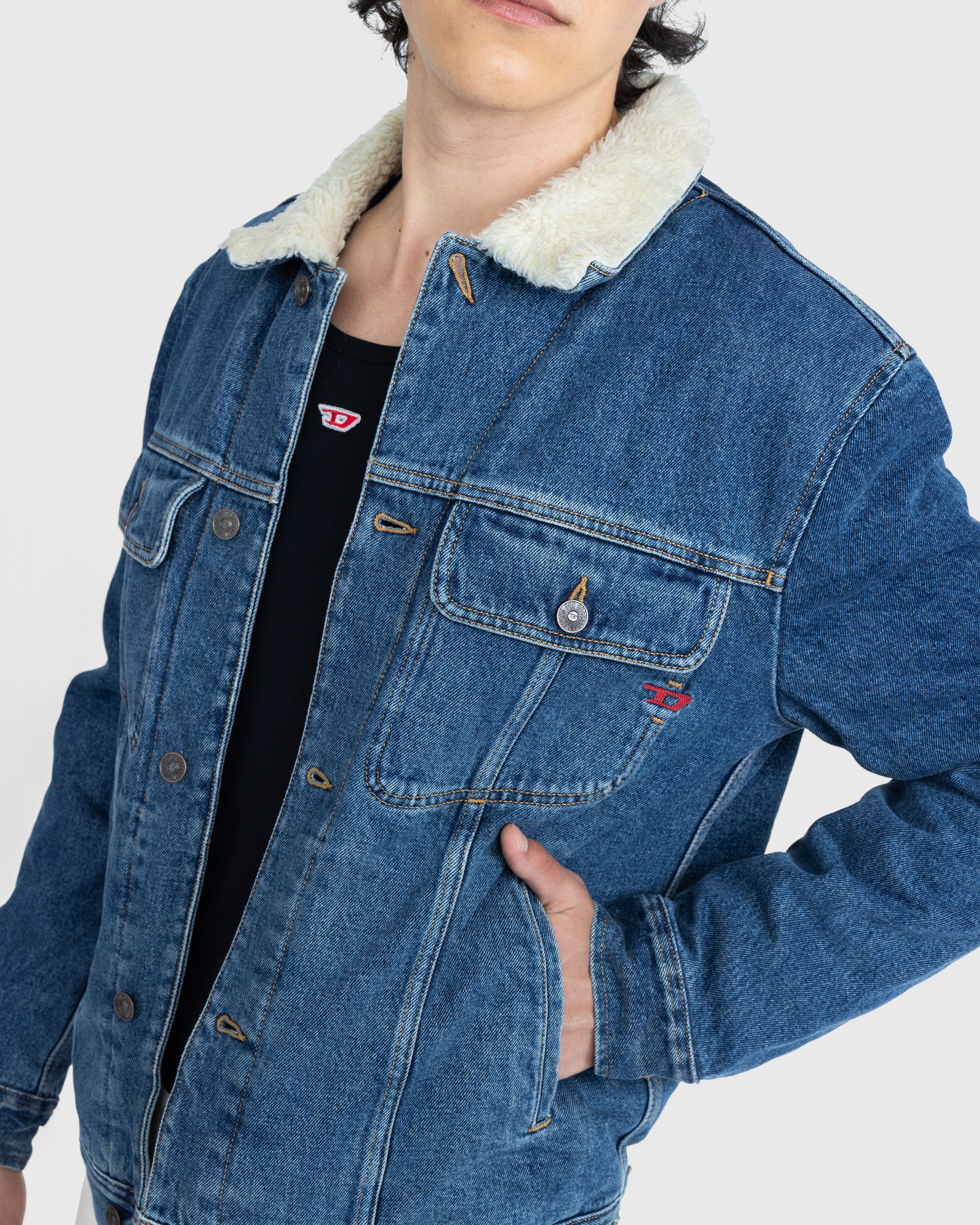 Diesel - D-Barcy-T Jacket Blue - Clothing - Blue - Image 4