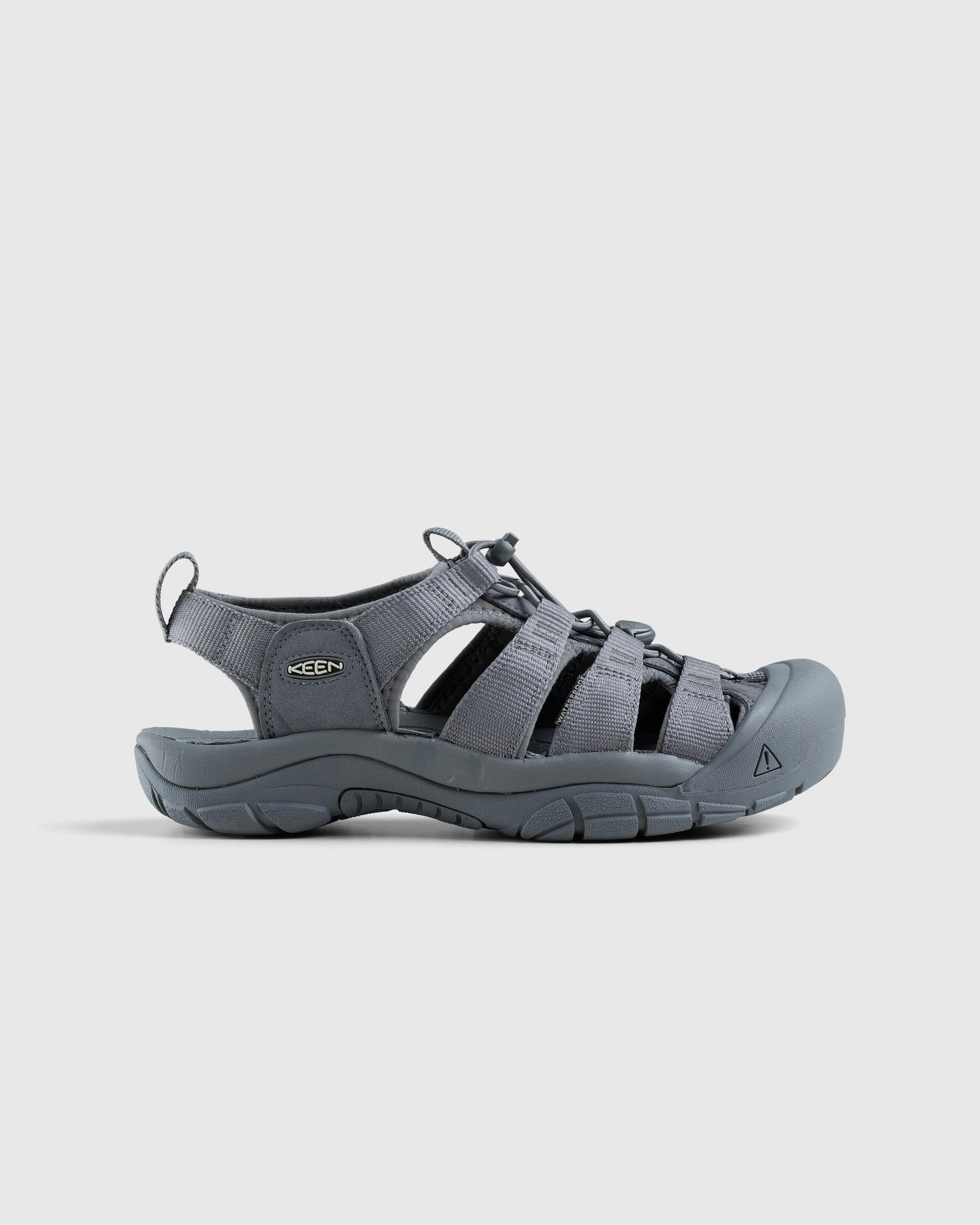 Keen Kids Newport H2 Sandals- Steel Grey/ Black