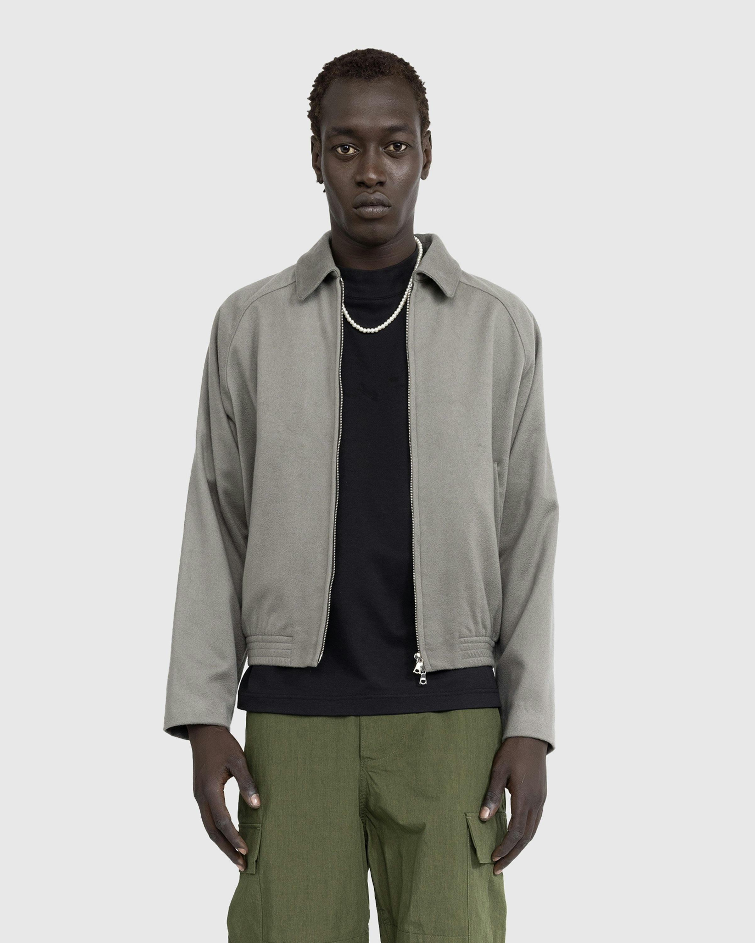 Meta Campania Collective - Alain Cashmere Blouson Weimaraner Grey - Clothing - Grey - Image 2