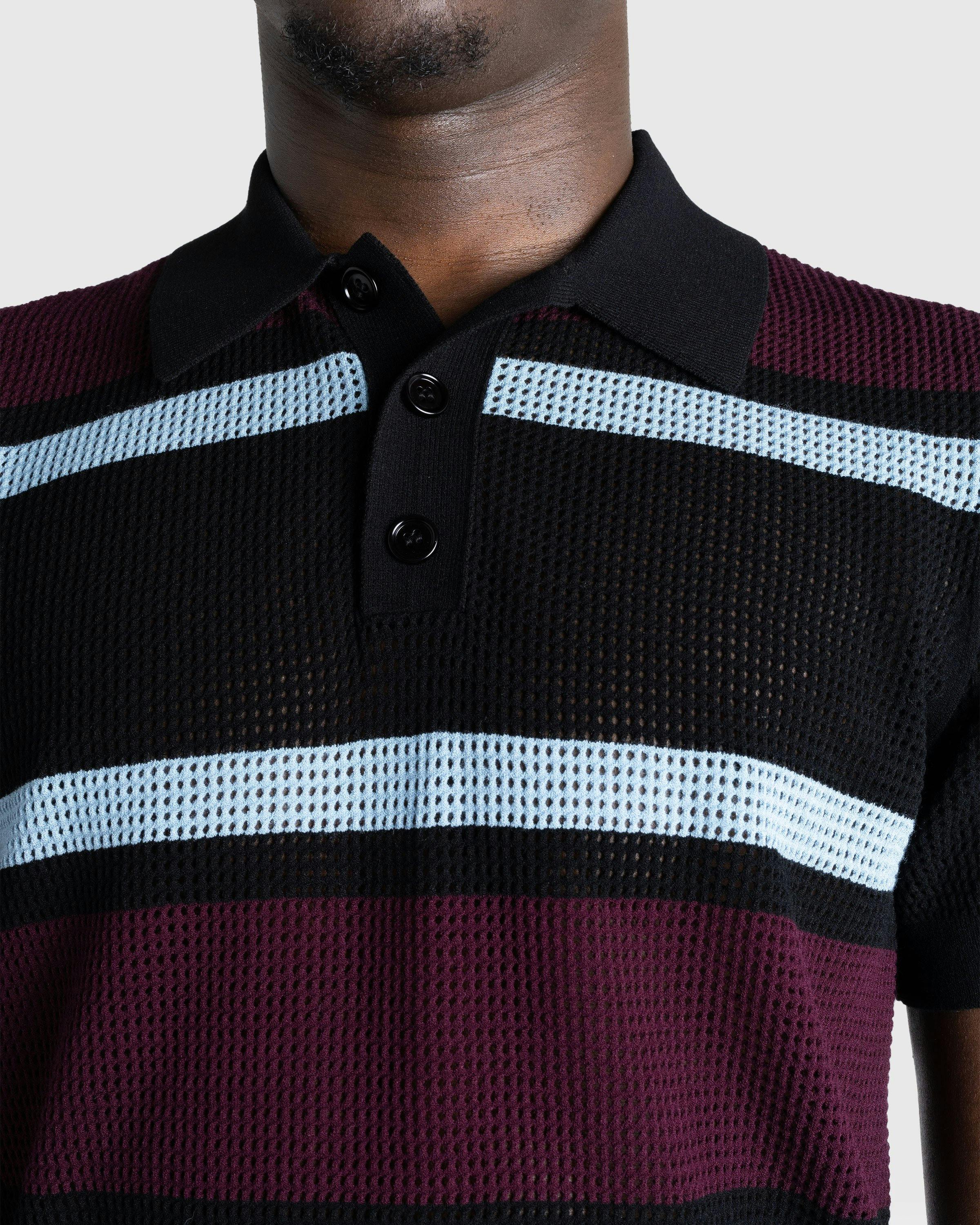 Dries van Noten - MINDO STRIPE 8702 M.K.POLO BLACK - Clothing - Black - Image 5