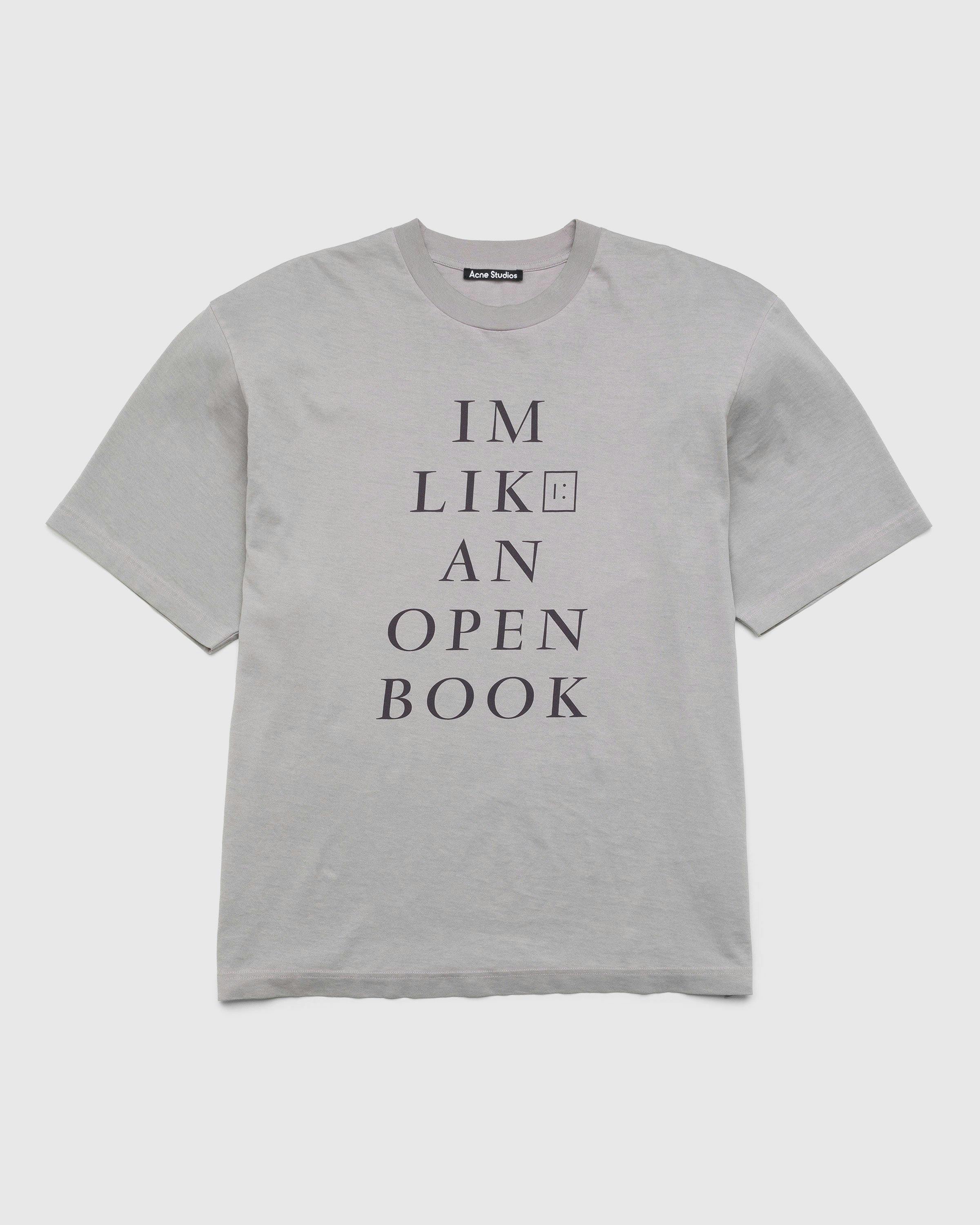 Acne Studios - Heat Reactive Print T-Shirt Grey - Clothing - Grey - Image 2