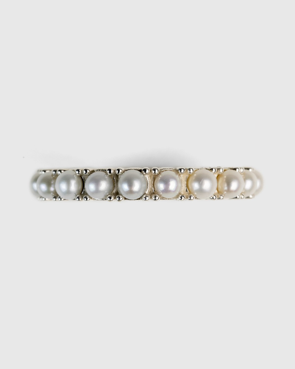 Hatton Labs - Pearl Eternity Ring White - Accessories - White - Image 1