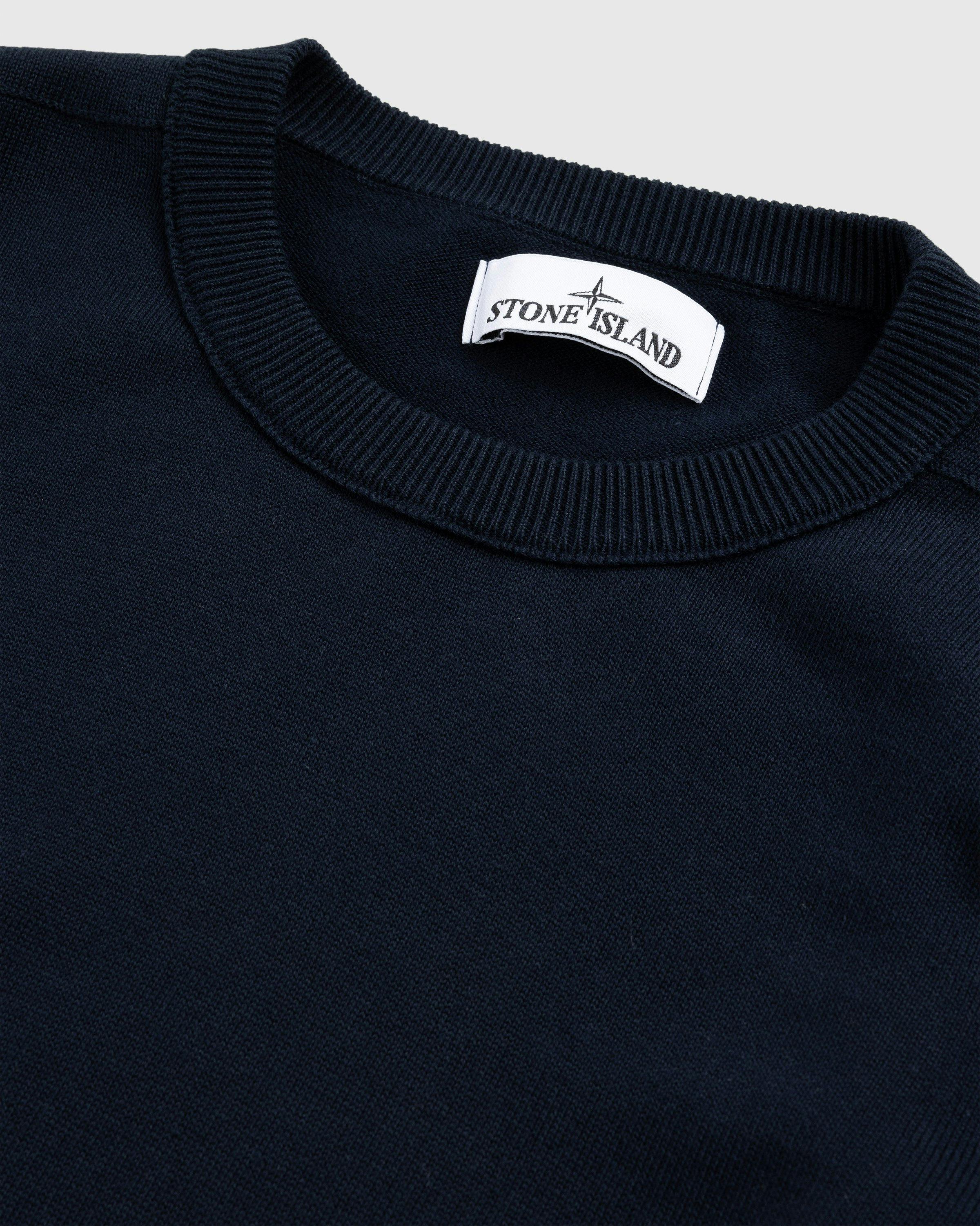 Stone Island - Maglia Blue 540B2 - Clothing - Blue - Image 4