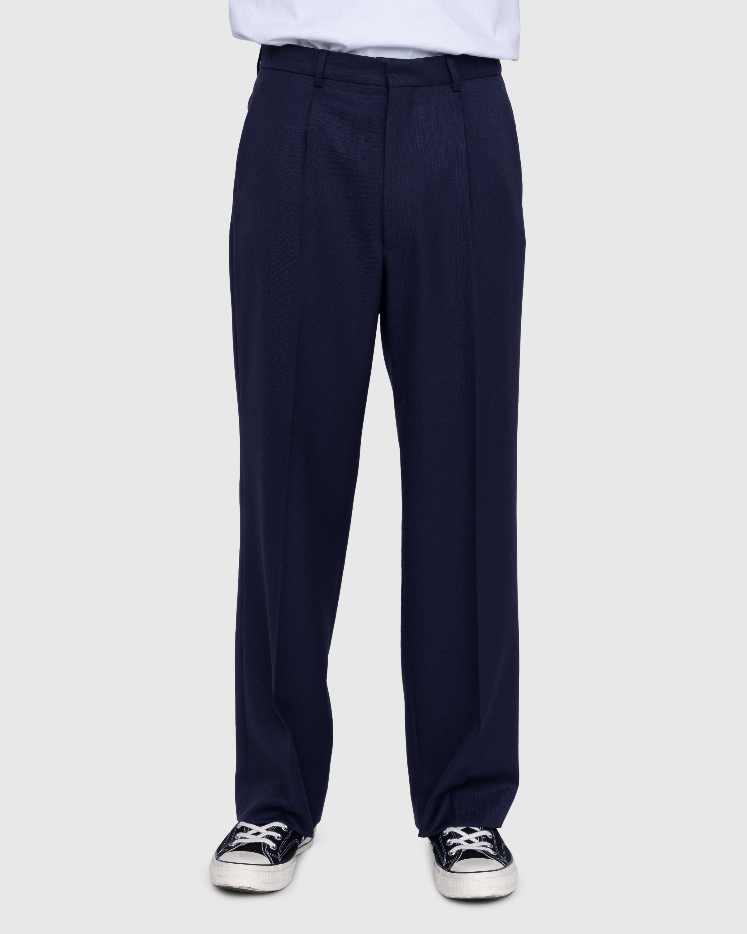 Highsnobiety - Wool Dress Pant Navy - Clothing - Blue - Image 2