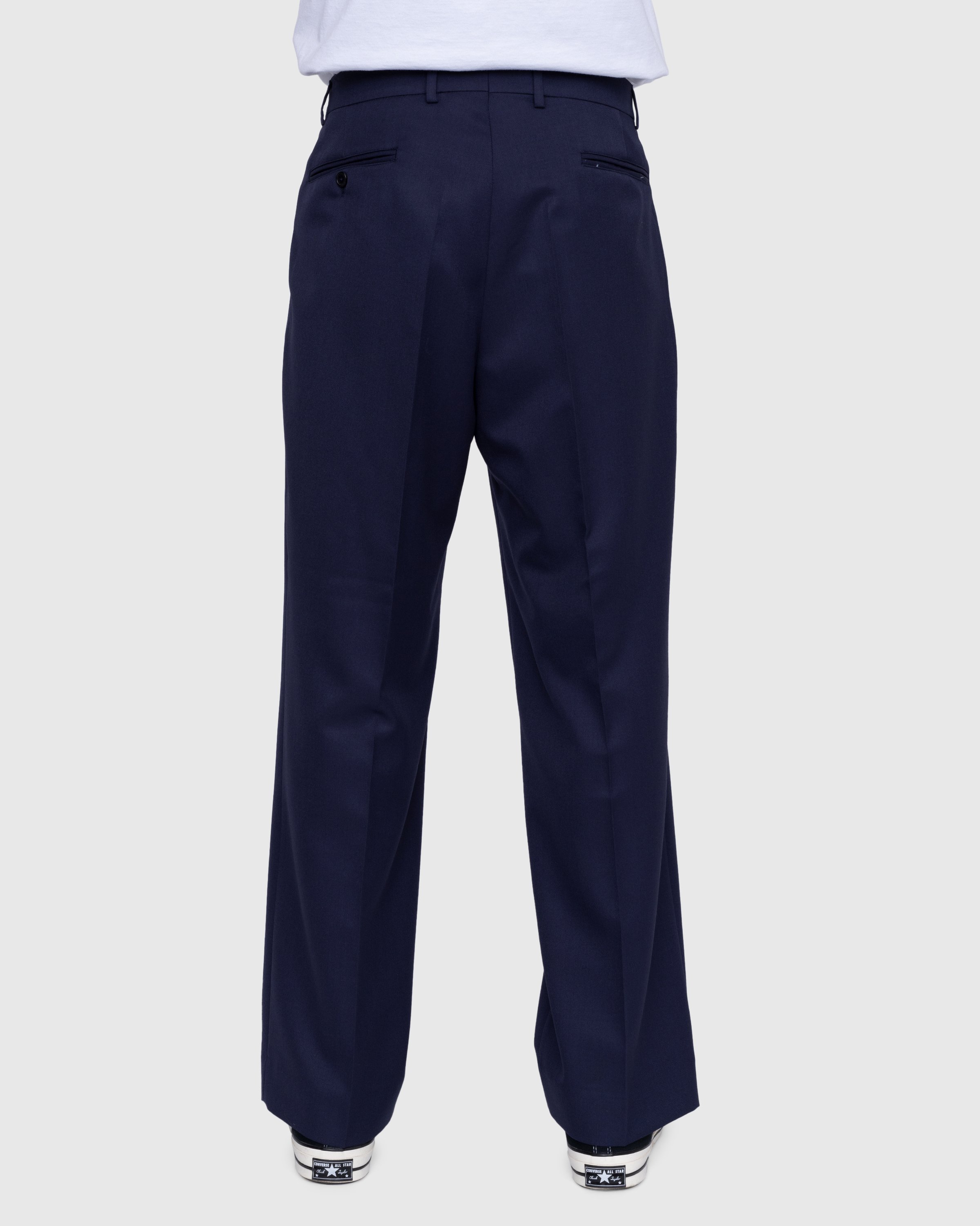 Highsnobiety - Wool Dress Pant Navy - Clothing - Blue - Image 4