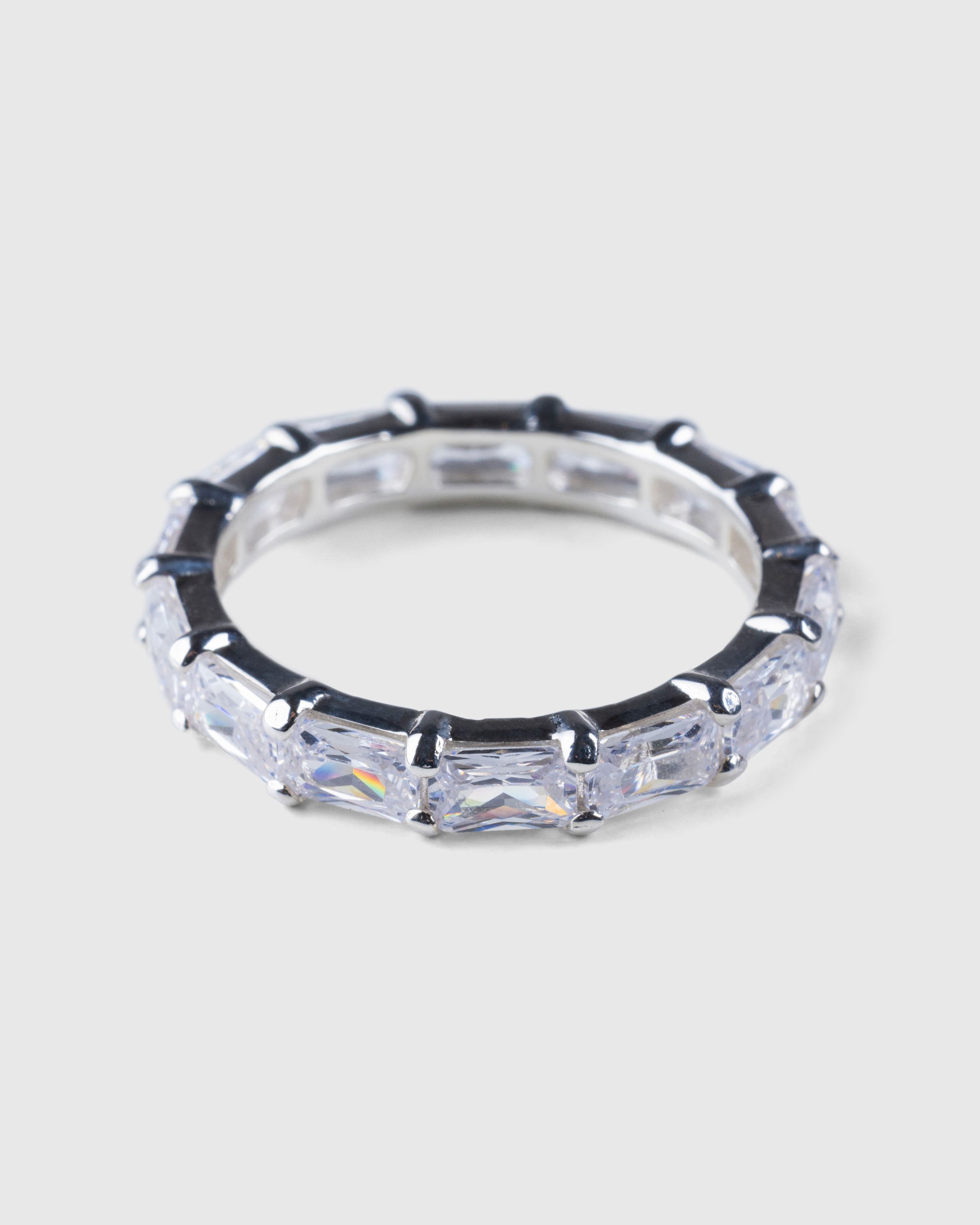 Hatton Labs - Horizon Eternity Ring Silver/White - Accessories - Multi - Image 3