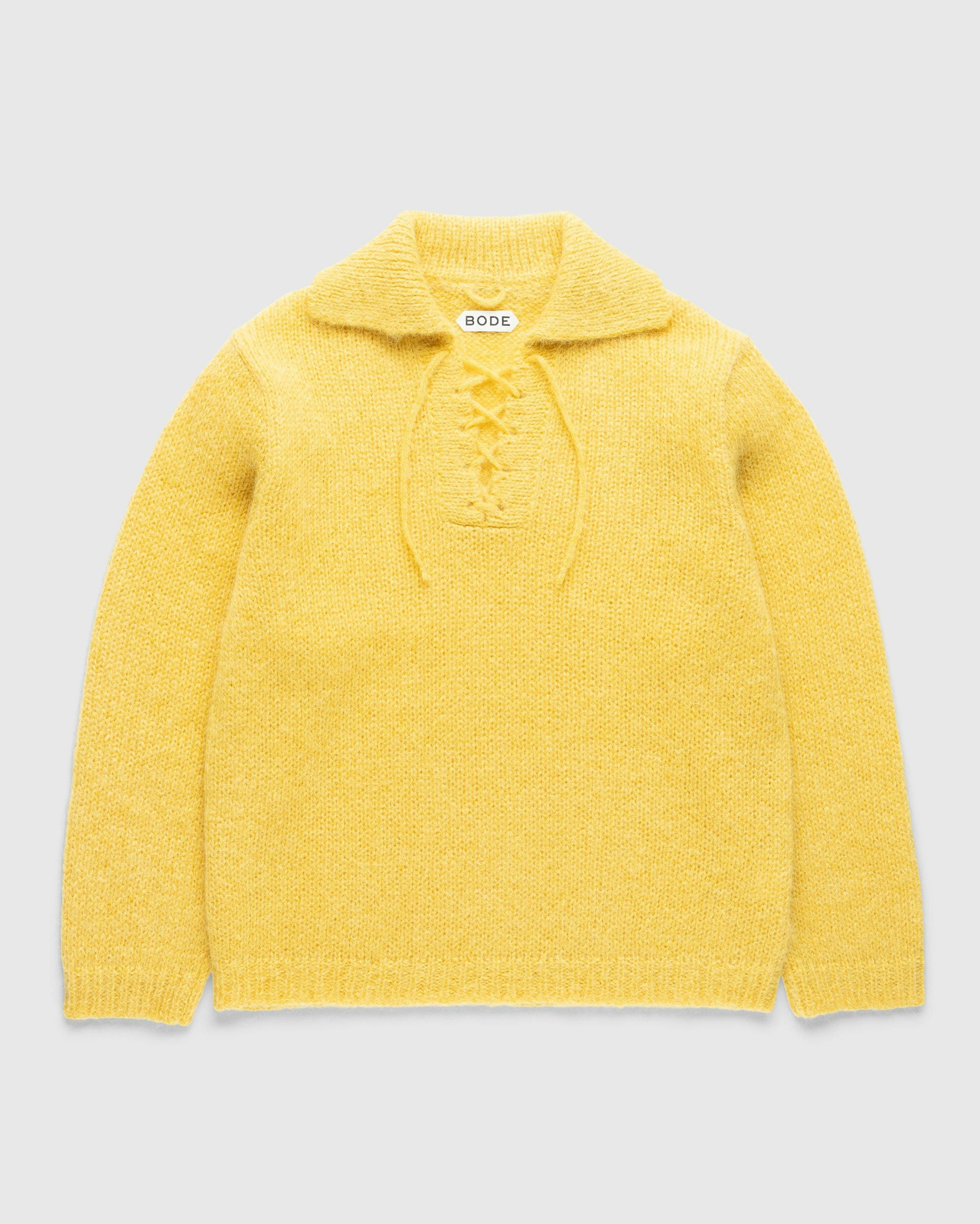 Bode - Alpine Pullover Yellow - Clothing - YELLOW - Image 1