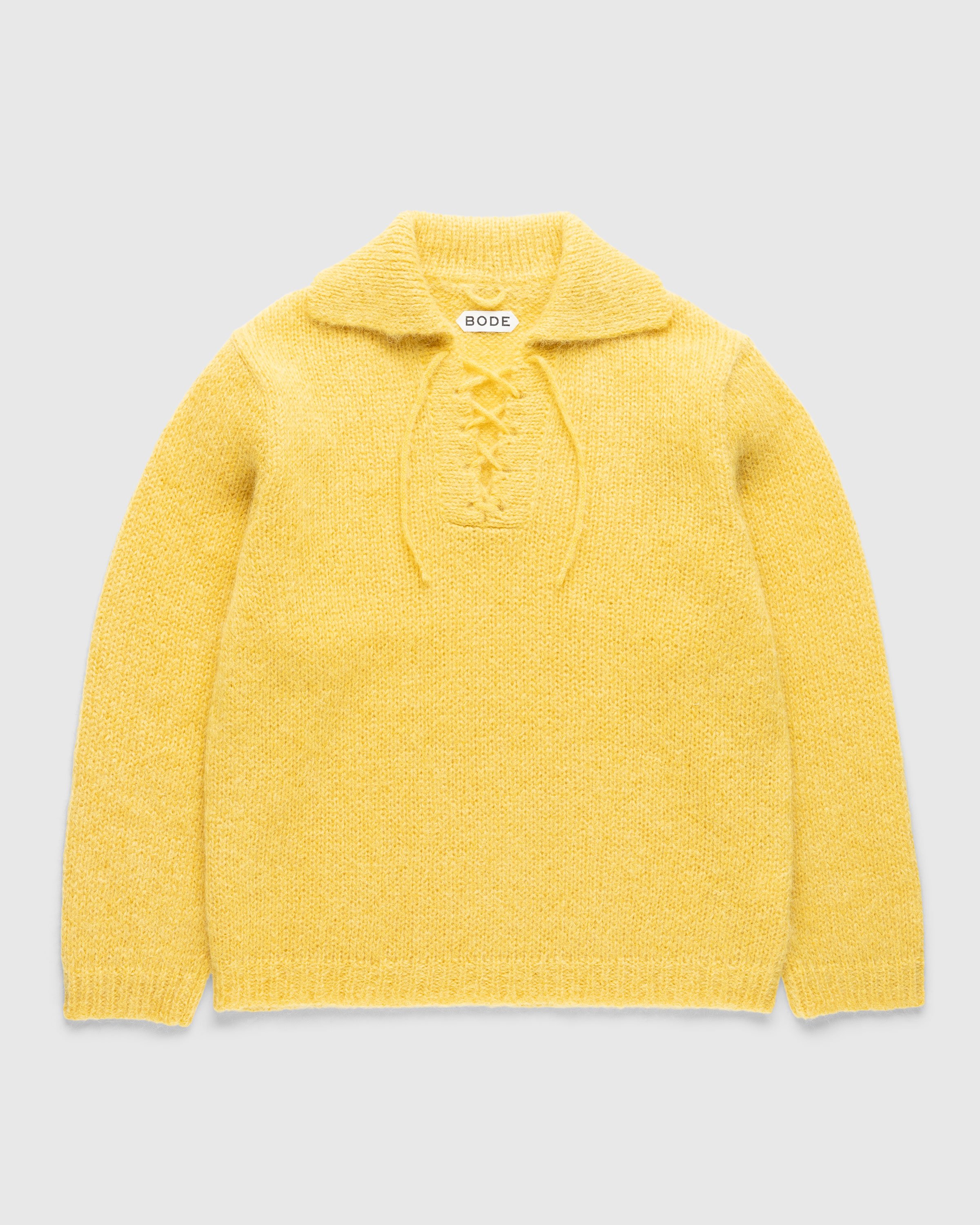 Bode - Alpine Pullover Yellow - Clothing - YELLOW - Image 1