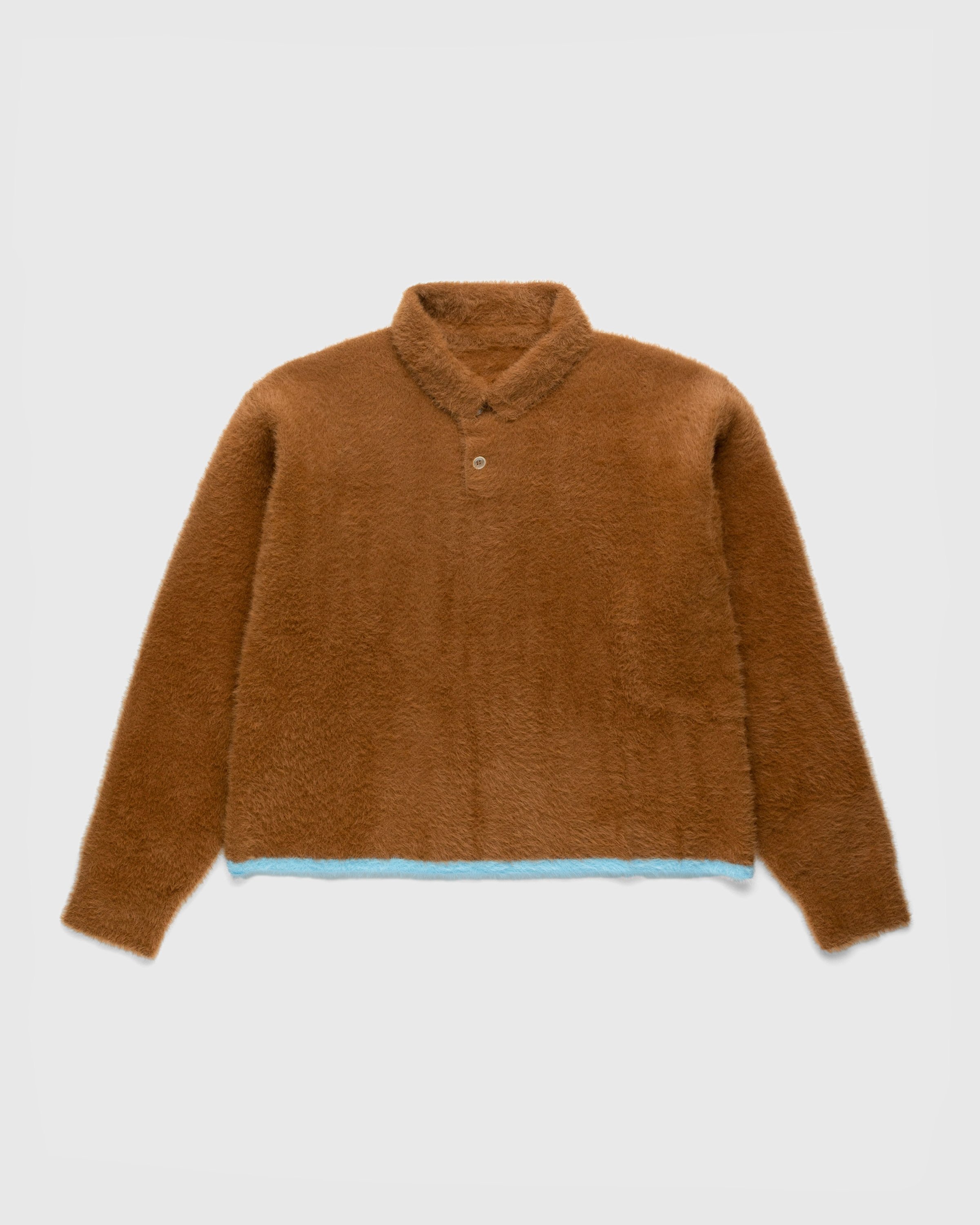 JACQUEMUS - Le Polo Neve Brown - Clothing - Brown - Image 1