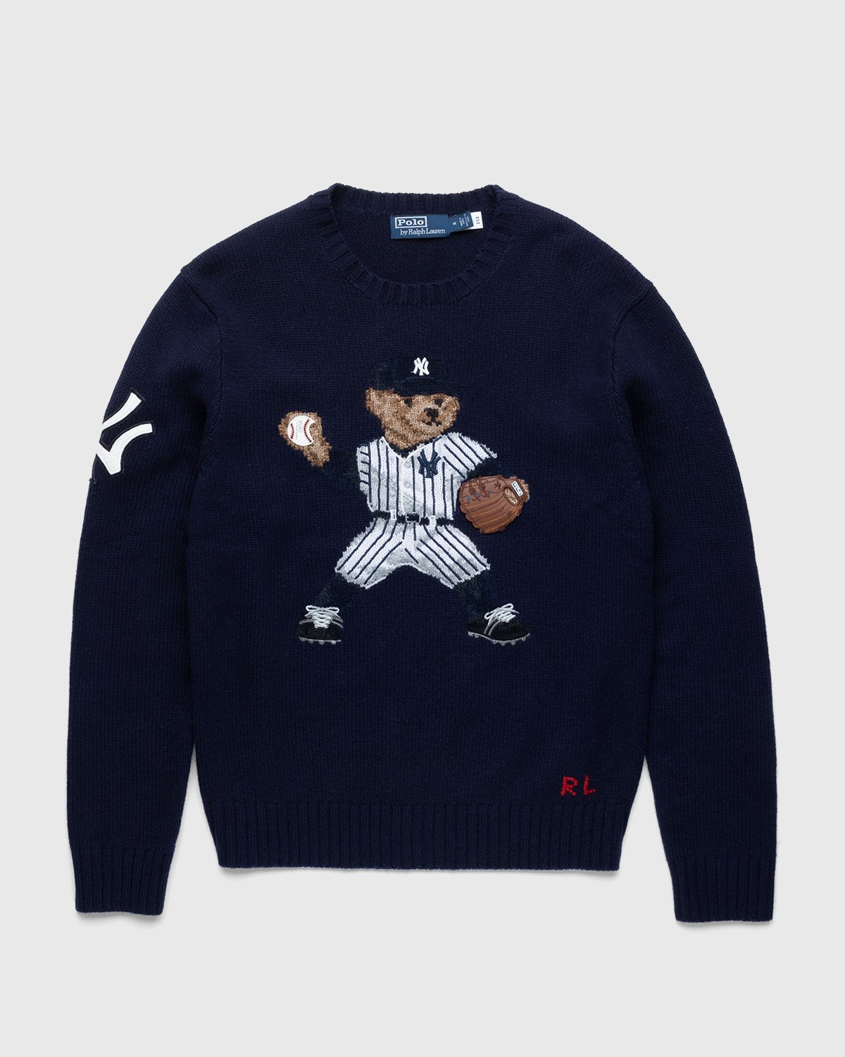 Ralph Lauren - Yankees Bear Sweater Navy - Clothing - Blue - Image 1