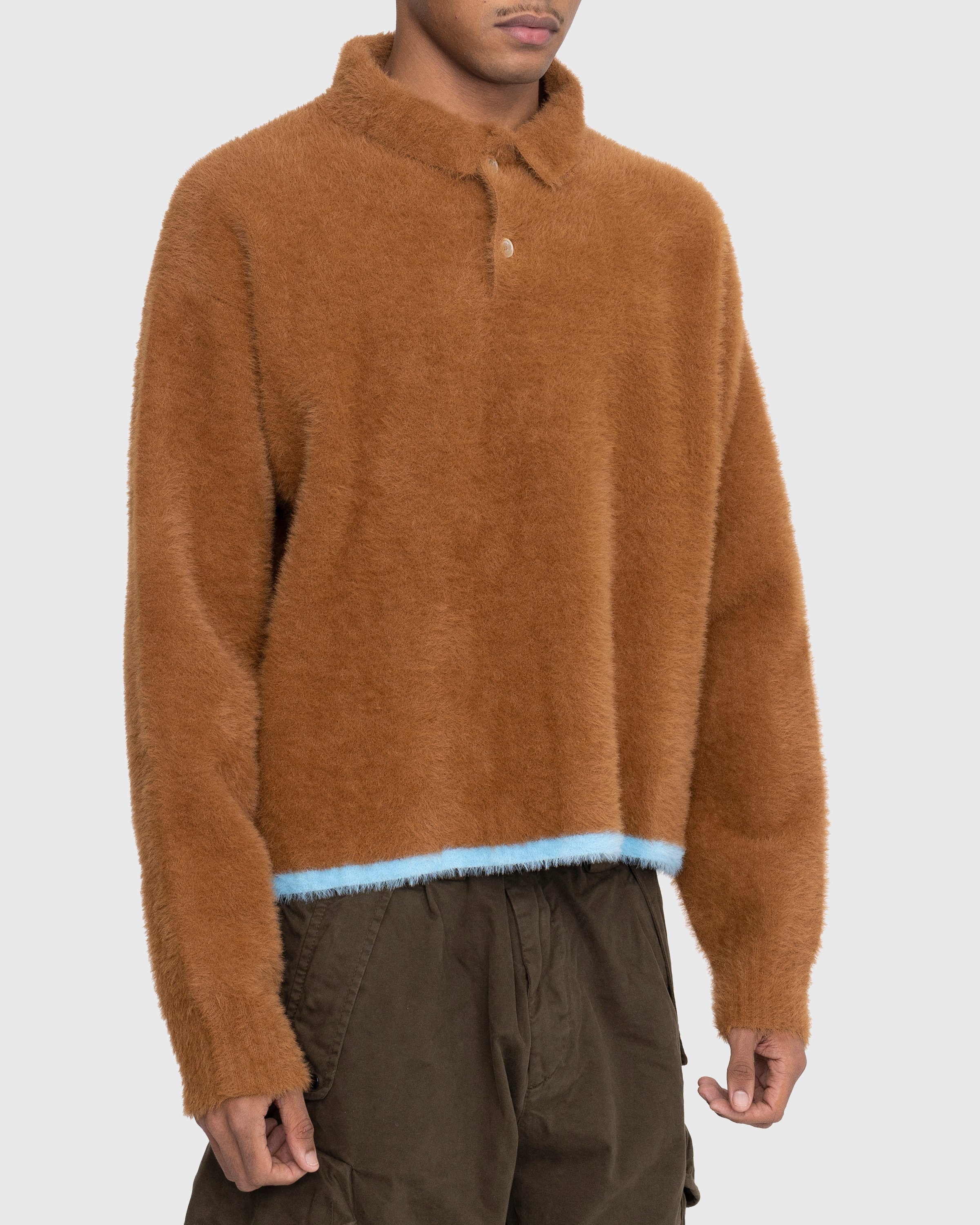 JACQUEMUS - Le Polo Neve Brown - Clothing - Brown - Image 4