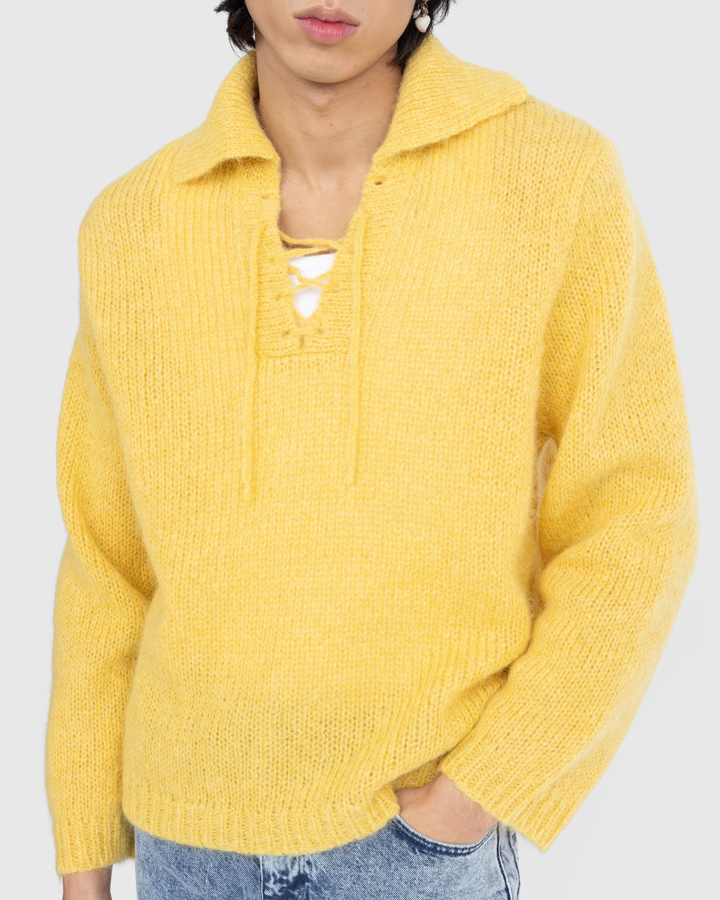 Bode - Alpine Pullover Yellow - Clothing - YELLOW - Image 7