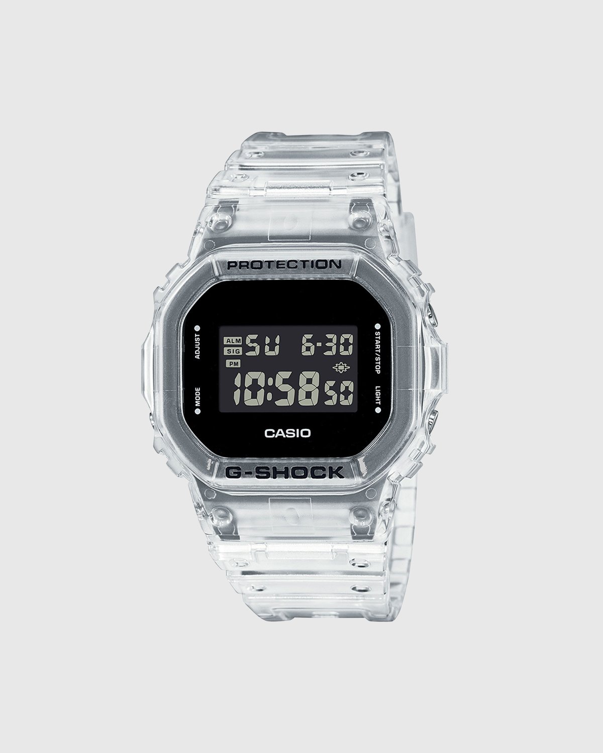 Casio - G-Shock DW-5600SKE-7ER Transparent White - Accessories - Black - Image 1