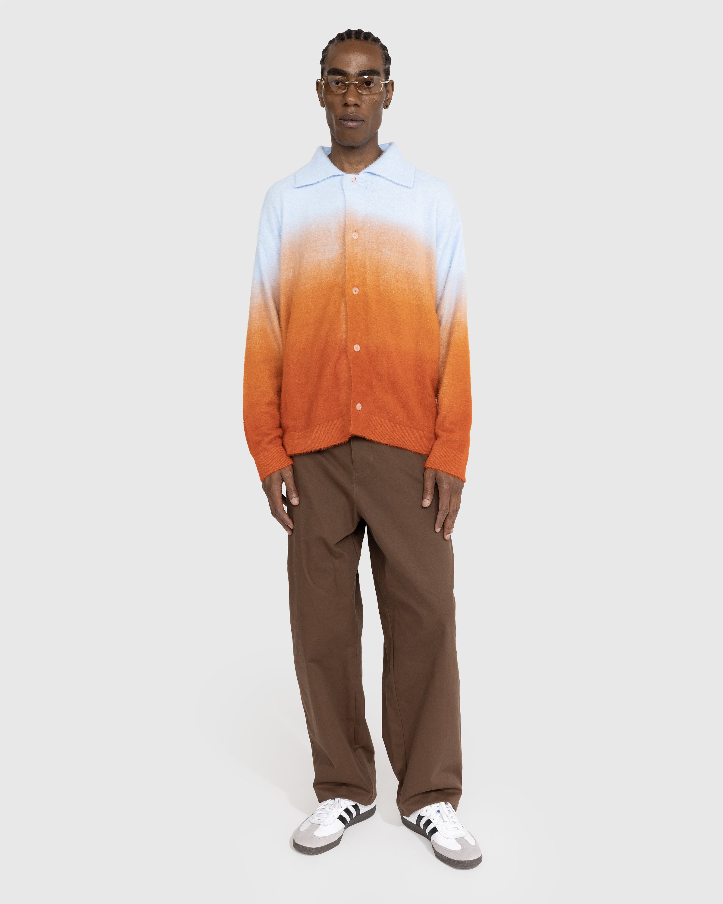 Bonsai - KNIT REGULAR FIT SHIRT Orange - Clothing - Orange - Image 2