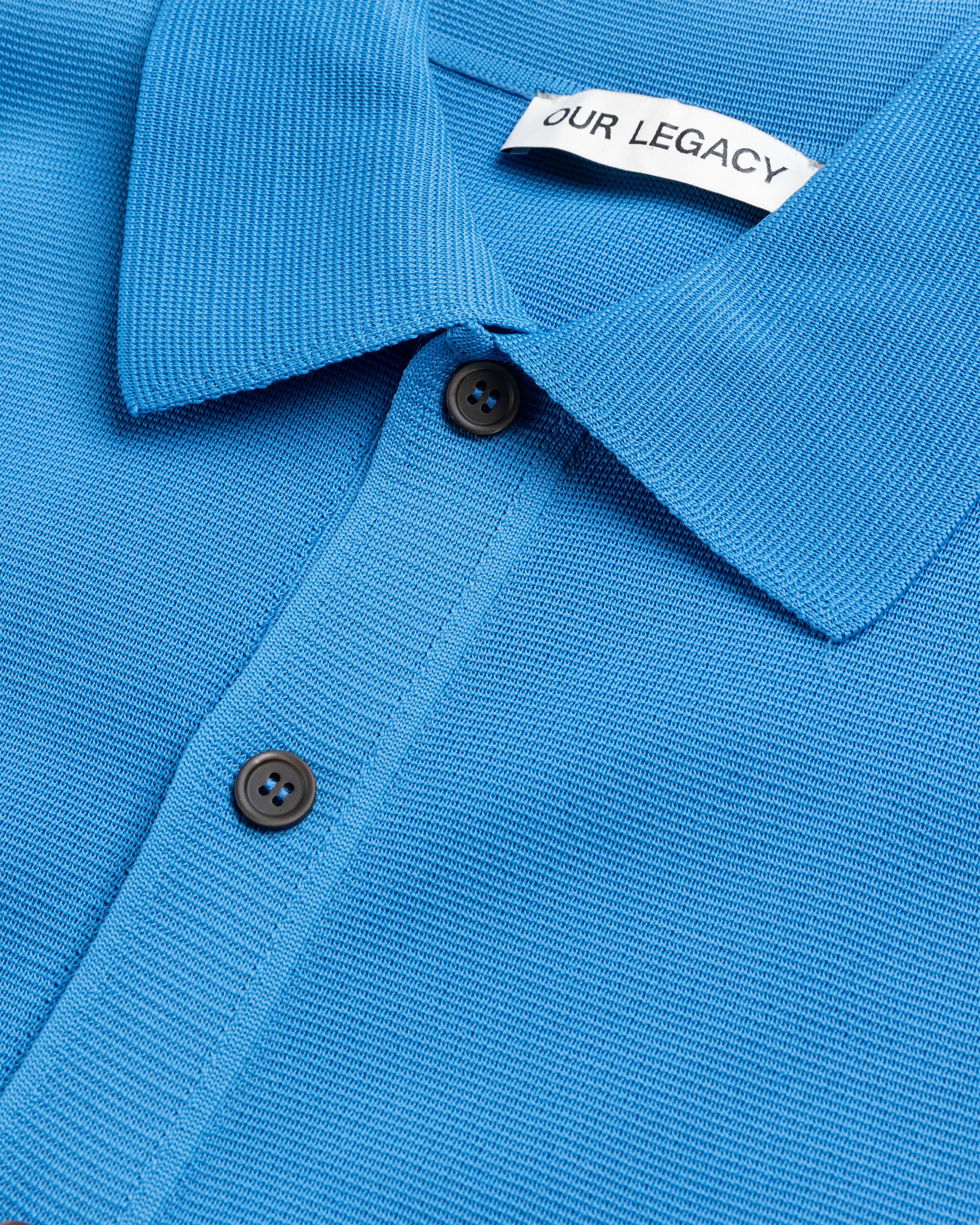 Our Legacy - Evening Polo Circuit Blue Performance Poly - Clothing - Blue - Image 5