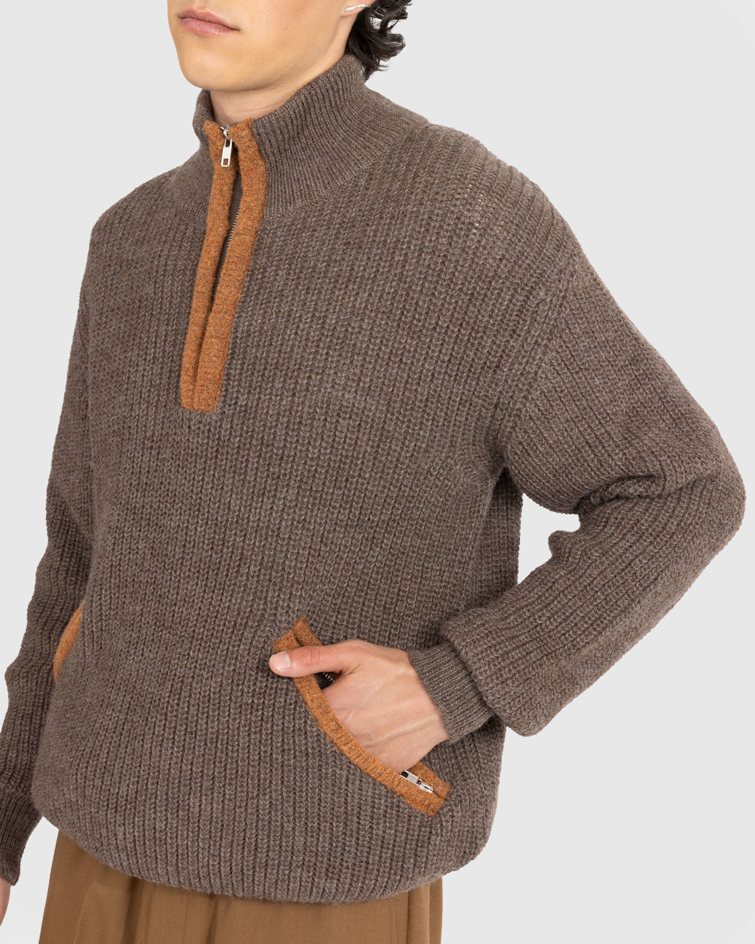 RANRA - Bokasafn Pullover Walnut - Clothing - Brown - Image 4