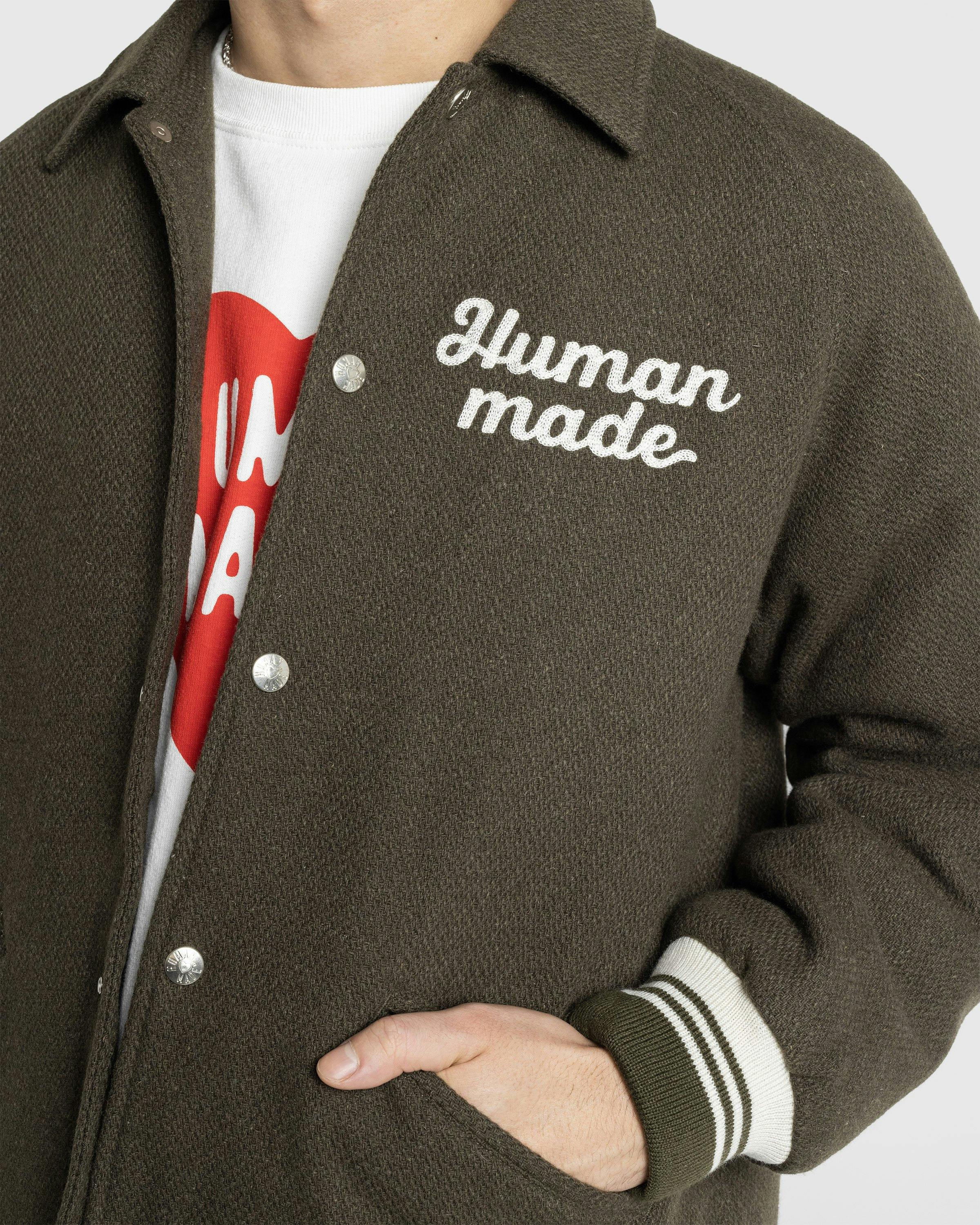 Human Made - STADIUM JACKET Olive Drab - Clothing - Green - Image 5