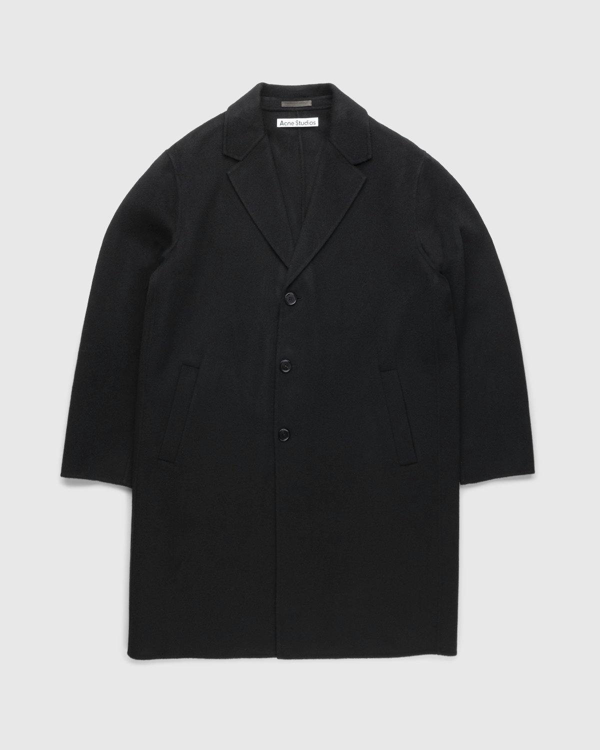 Acne Studios - Doubleface Coat Black - Clothing - Black - Image 1