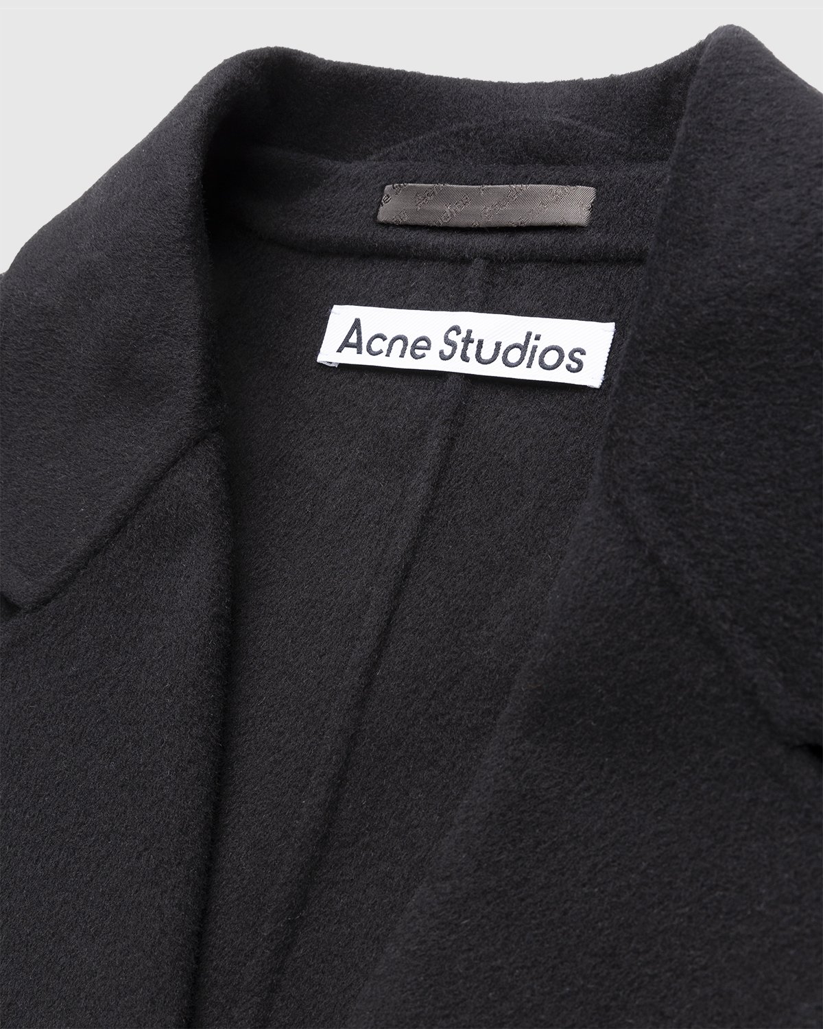 Acne Studios - Doubleface Coat Black - Clothing - Black - Image 3