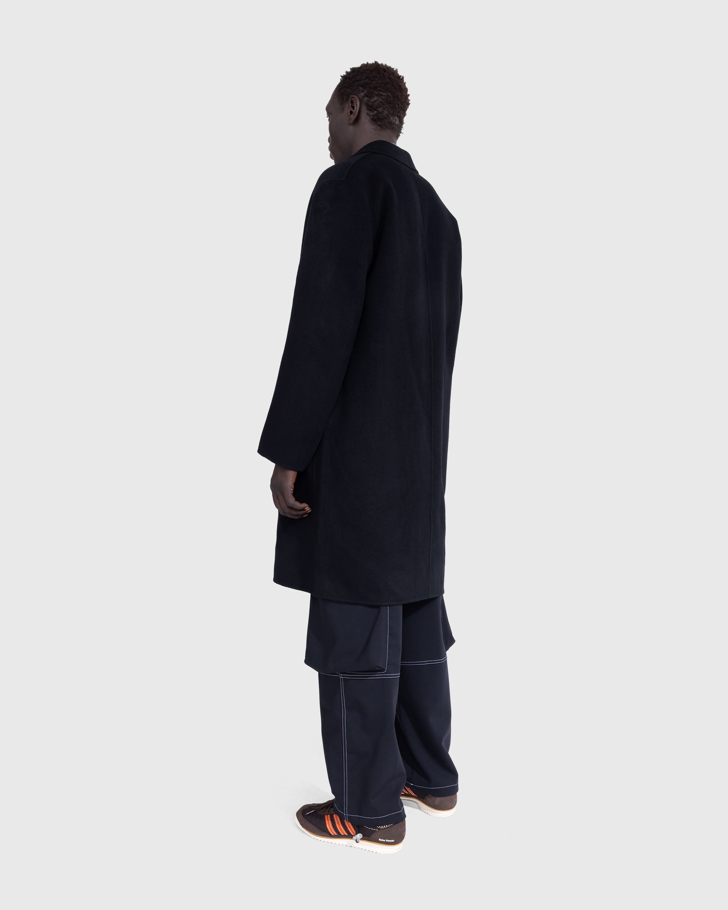 Acne Studios - Single-Breasted Coat Black - Clothing - Black - Image 3
