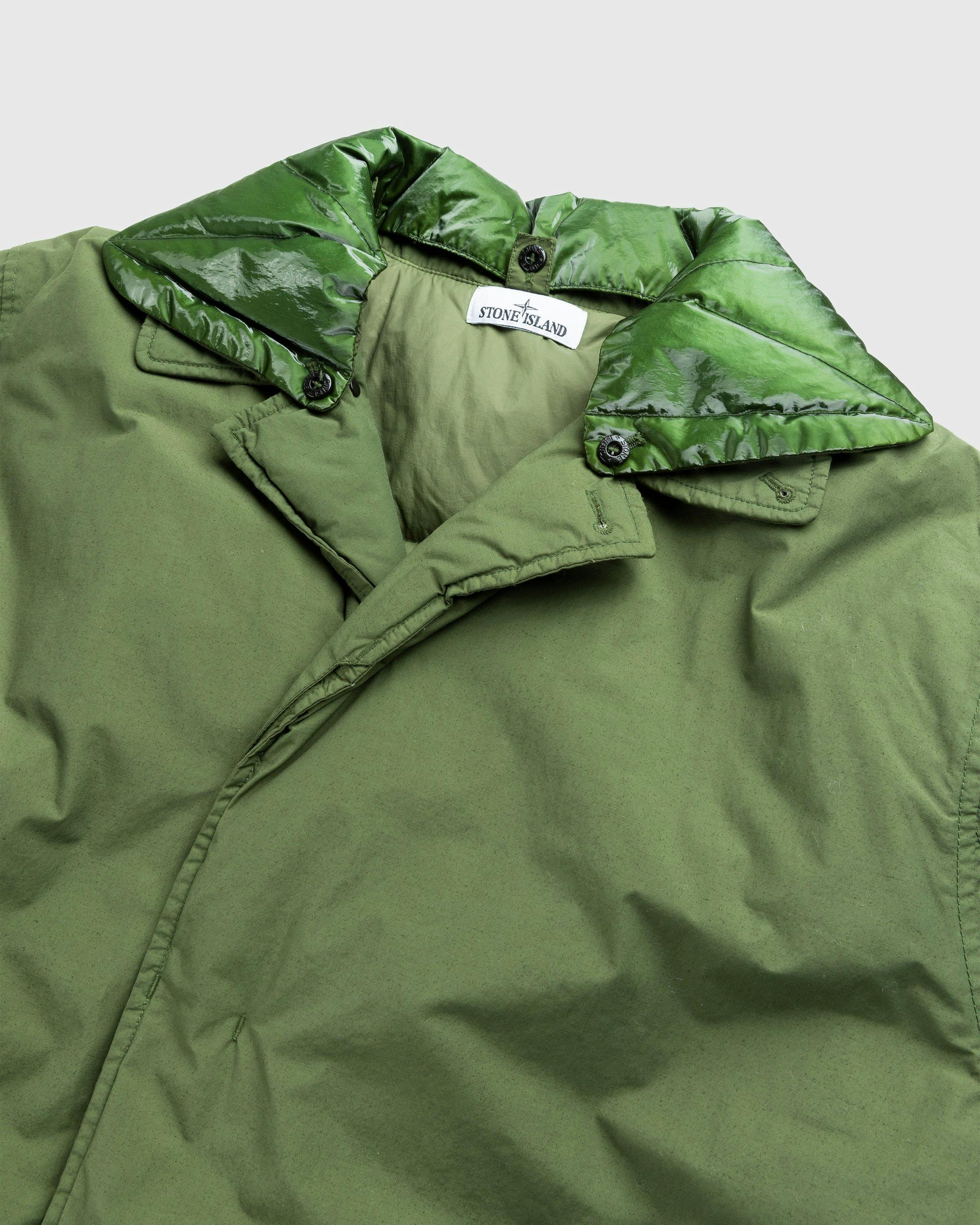 Stone Island - Naslan Light Watro Down Coat Olive - Clothing - Green - Image 3