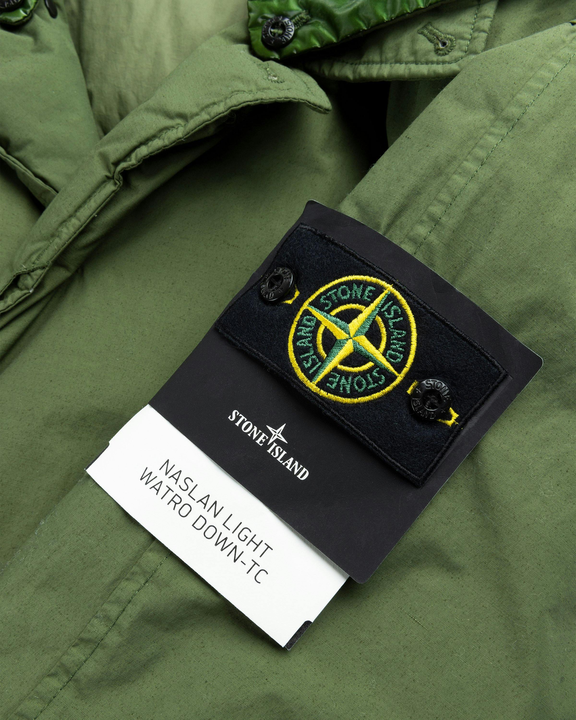 Stone Island - Naslan Light Watro Down Coat Olive - Clothing - Green - Image 4