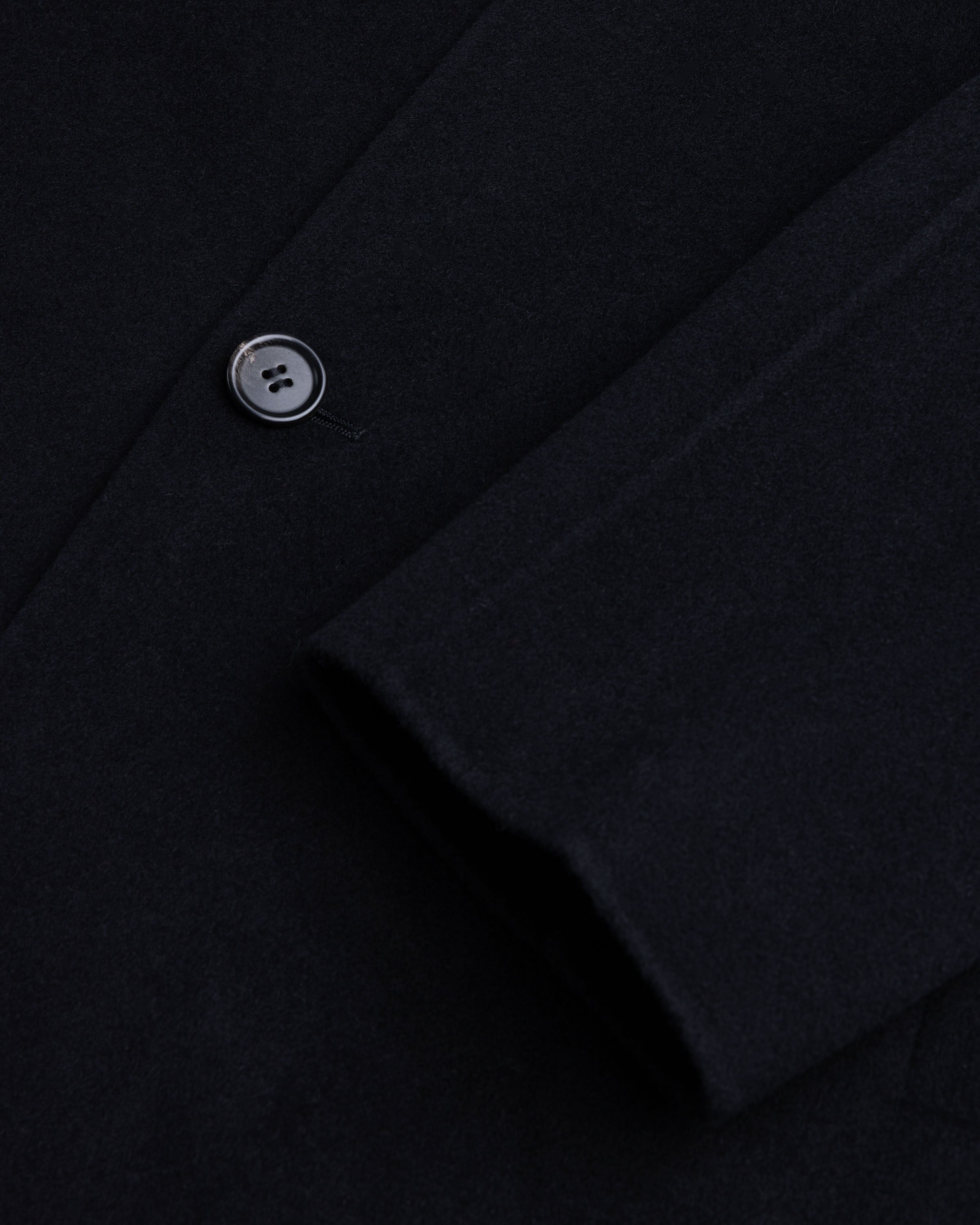 Acne Studios - Single-Breasted Coat Black - Clothing - Black - Image 5