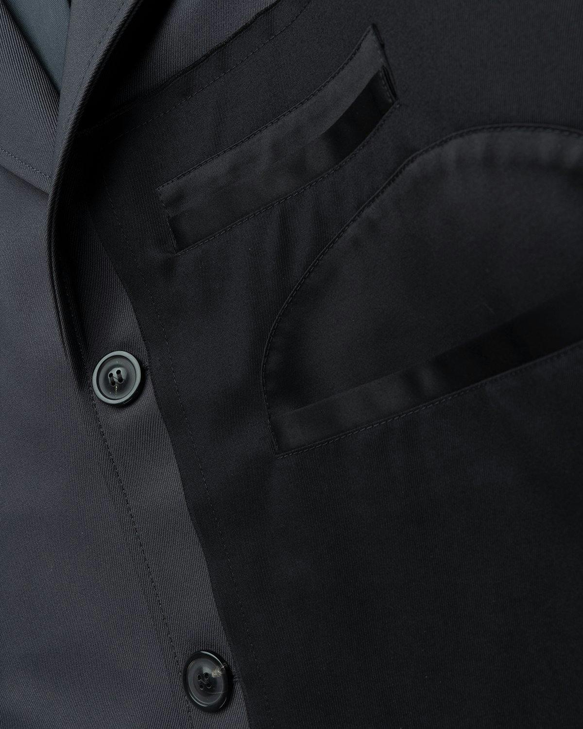 Maison Margiela - Memory Of Twill Coat Dark Grey - Clothing - Grey - Image 5
