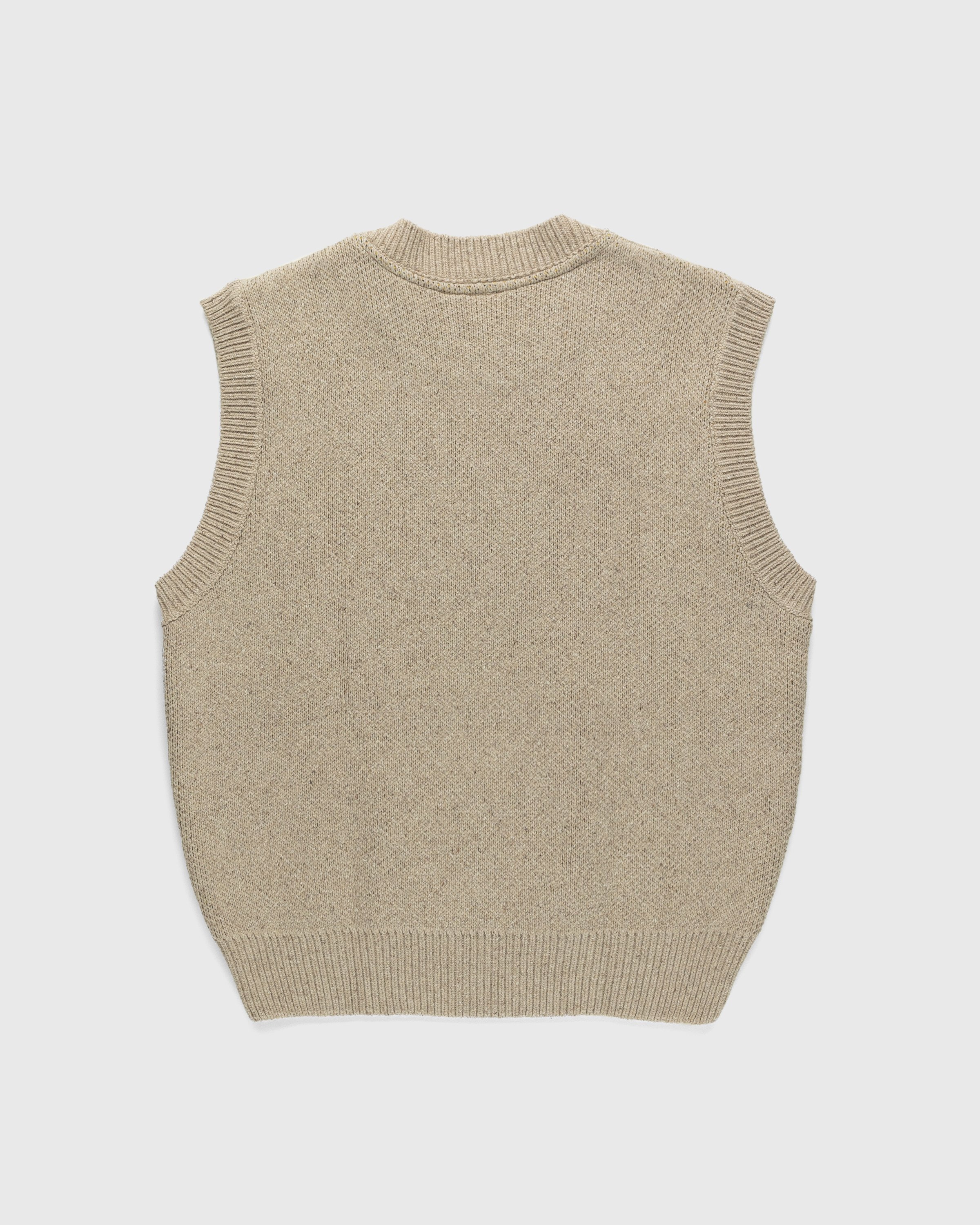 Carne Bollente - Flower Boner Sweater Vest Beige - Clothing - Beige - Image 2