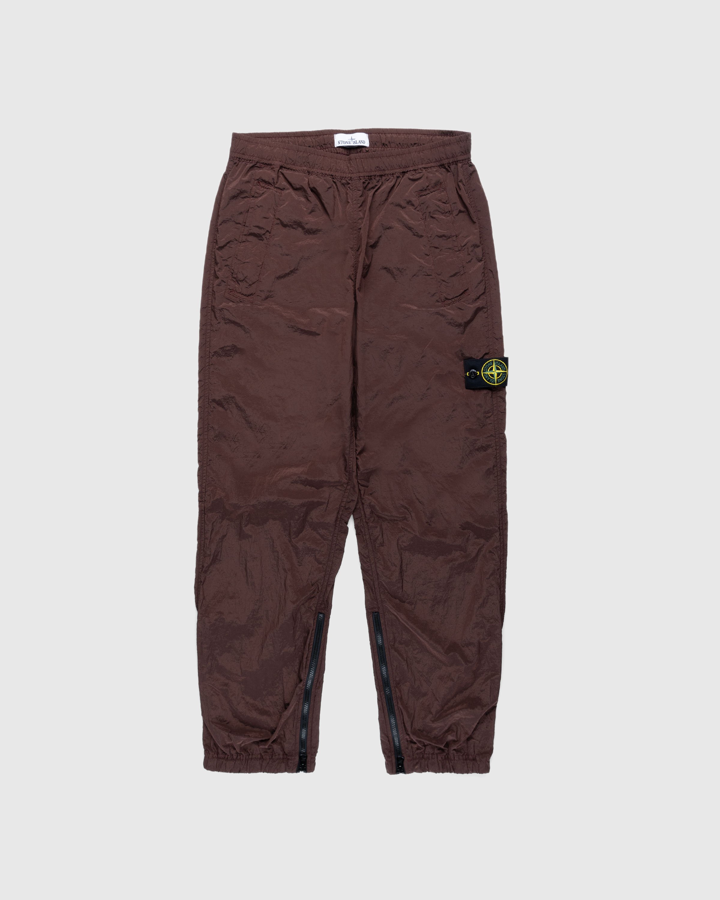Stone Island - Nylon Metal Pants Maroon - Clothing - Brown - Image 1