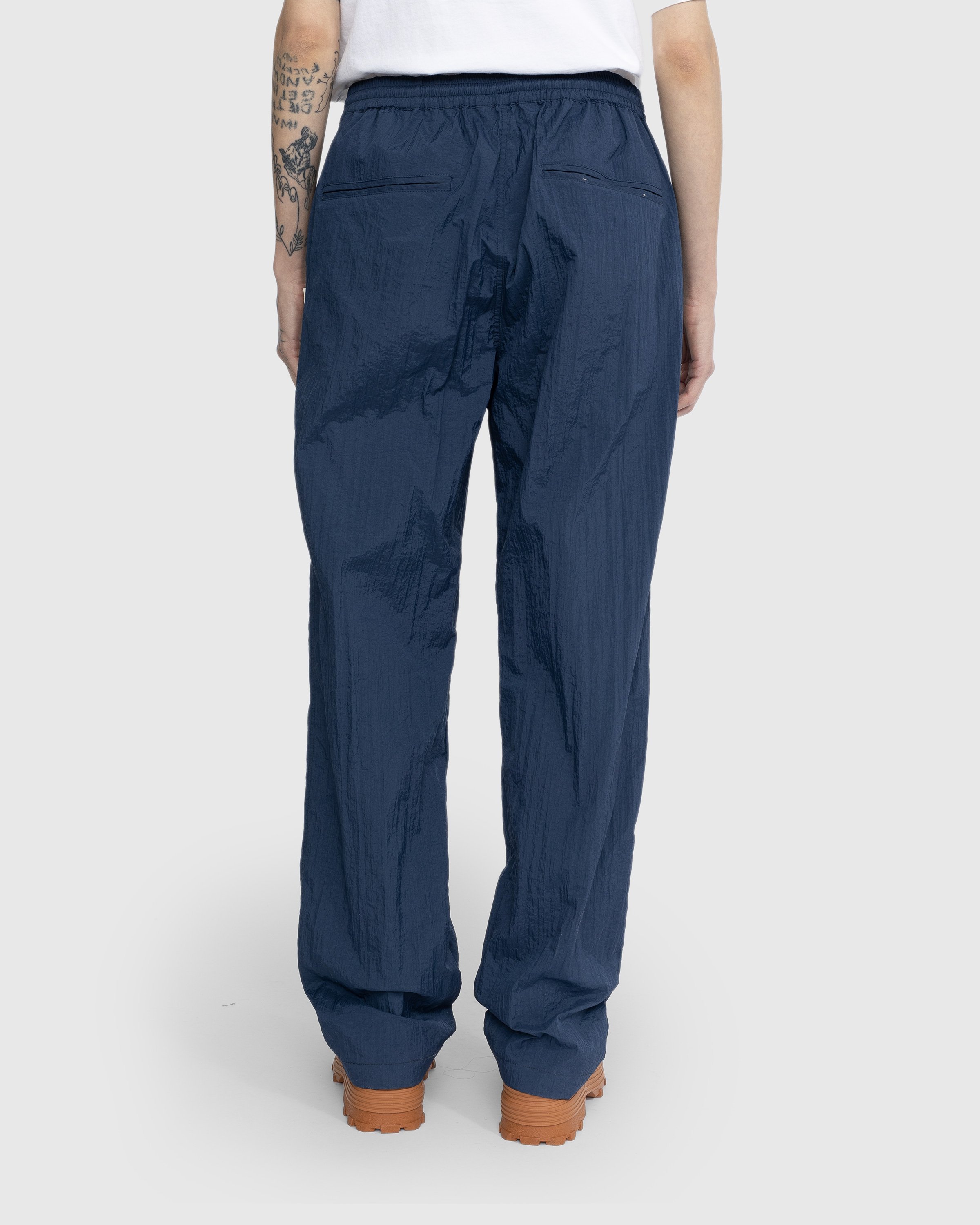 Highsnobiety - Texture Nylon Pants Navy - Clothing - Blue - Image 5