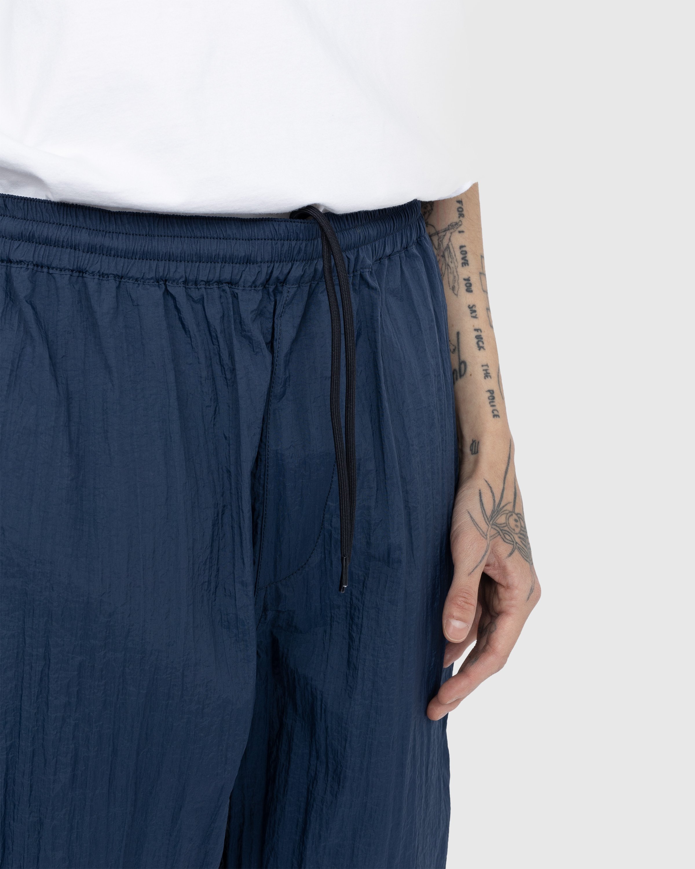 Highsnobiety - Texture Nylon Pants Navy - Clothing - Blue - Image 6