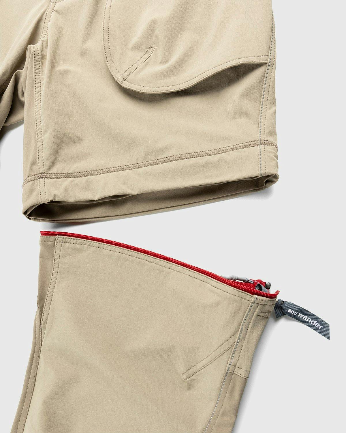 And Wander - Trek 2Way Pants Beige - Clothing - Beige - Image 3