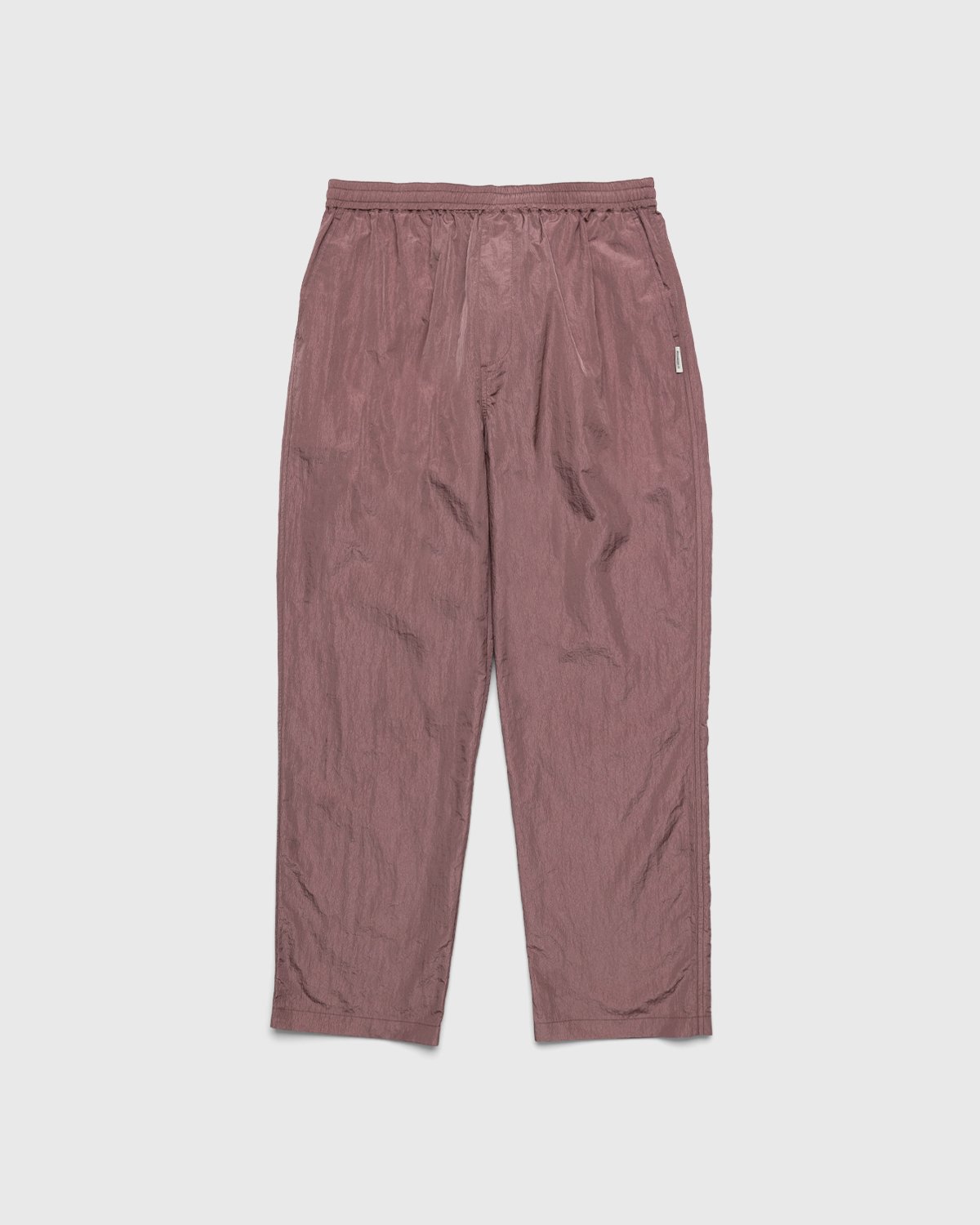 Highsnobiety - Crepe Nylon Elastic Pants Rose Gold - Clothing - Pink - Image 1
