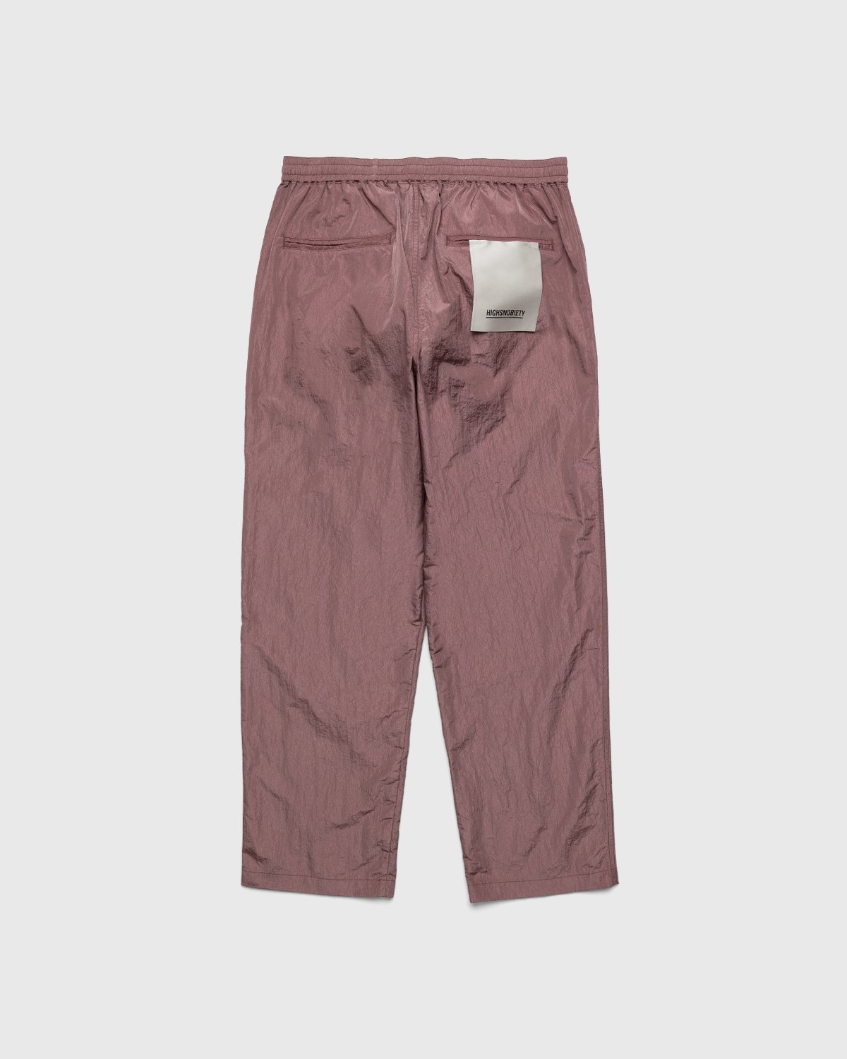 Highsnobiety - Crepe Nylon Elastic Pants Rose Gold - Clothing - Pink - Image 2